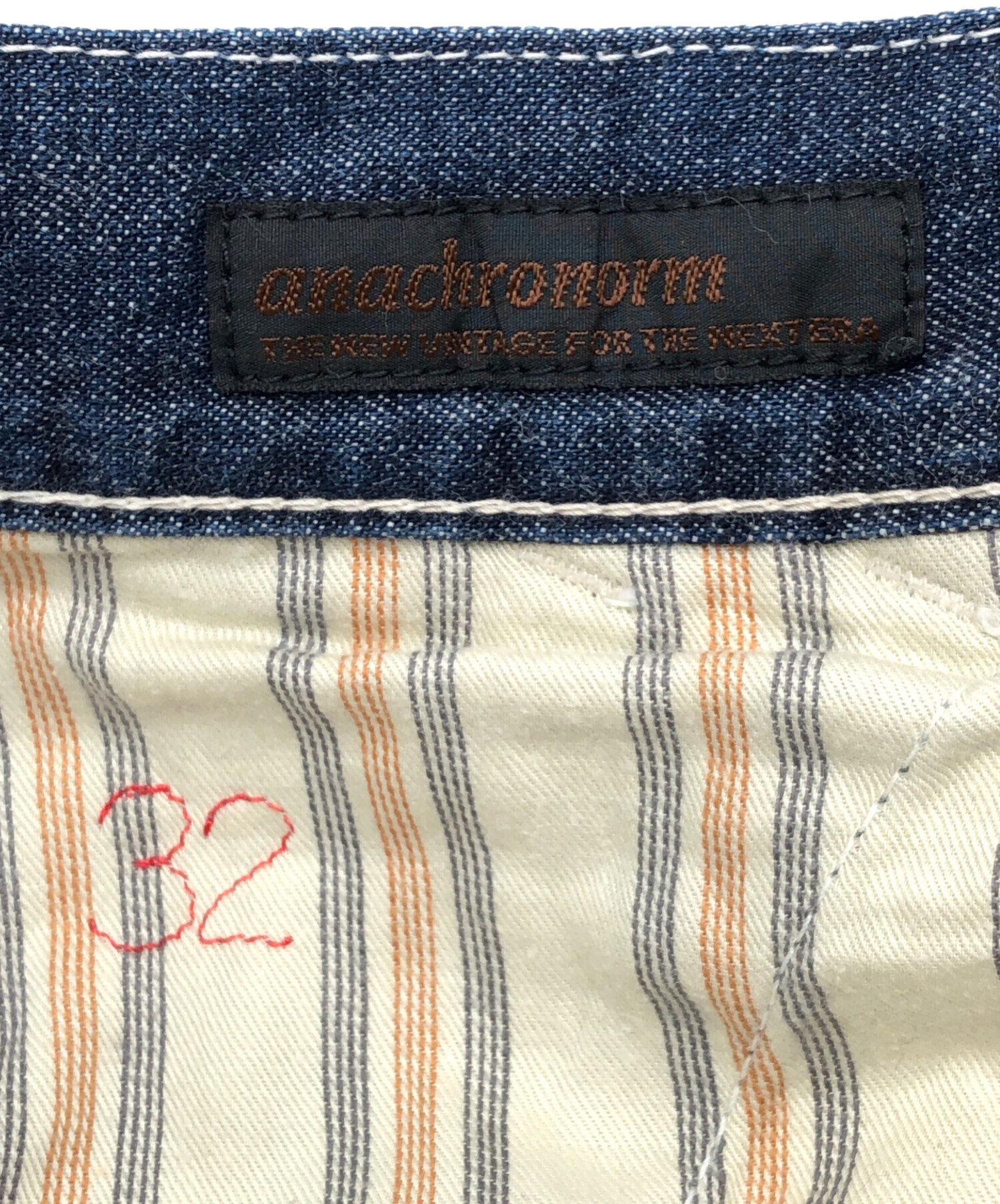 中古・古着通販】anachronorm (アナクロノーム) デニムパンツ ブルー