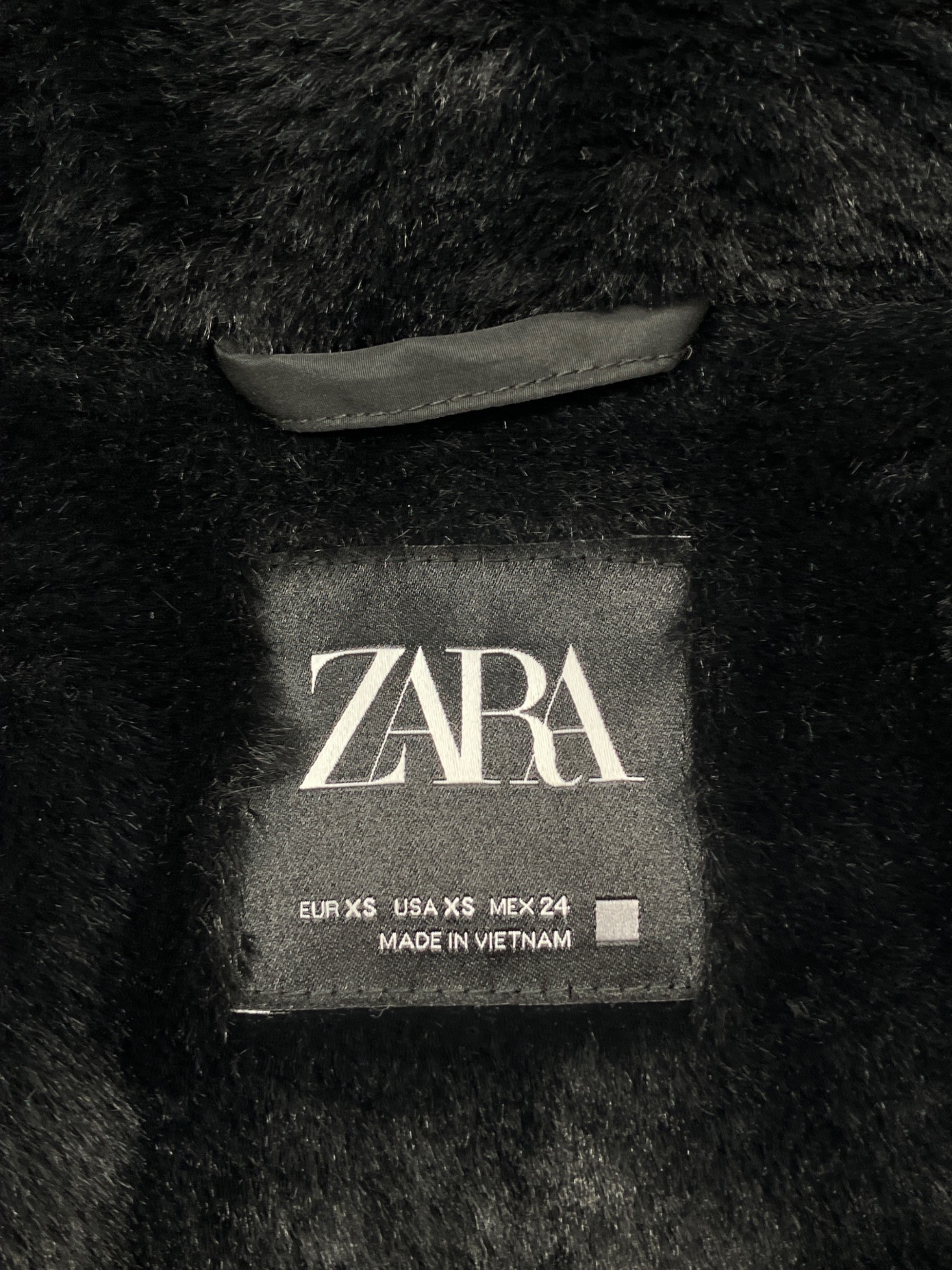 中古・古着通販】ZARA (ザラ) ダウンジャケット ブラック サイズ:XS