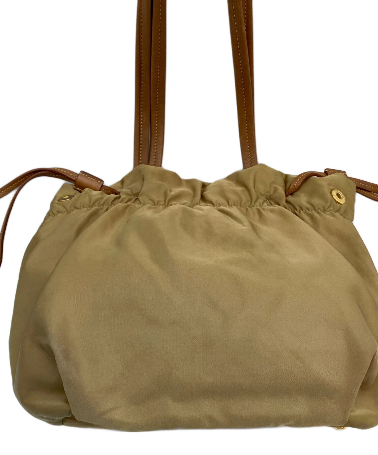 中古・古着通販】PRADA (プラダ) 巾着 ベージュ｜ブランド・古着通販