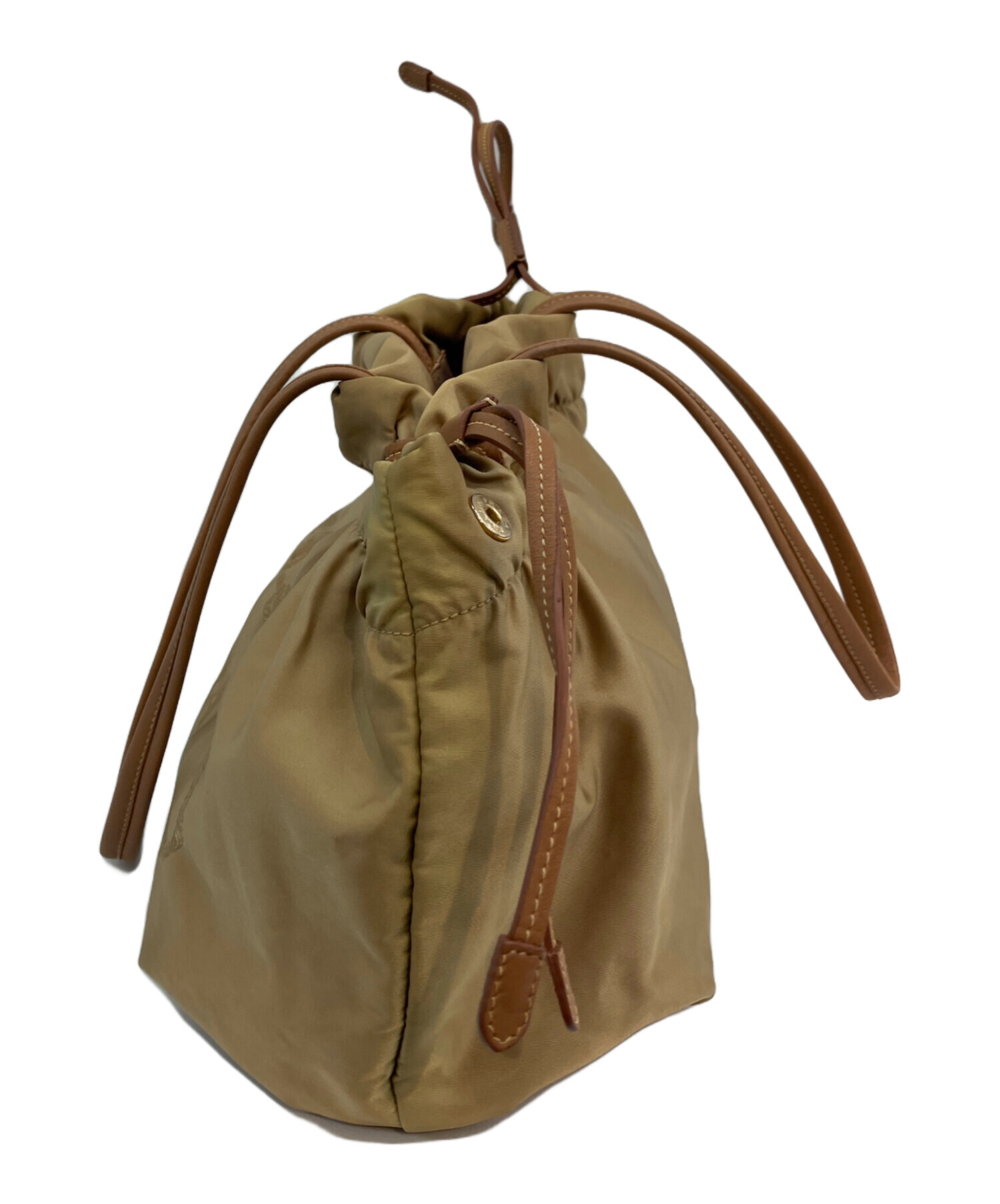 中古・古着通販】PRADA (プラダ) 巾着 ベージュ｜ブランド・古着通販