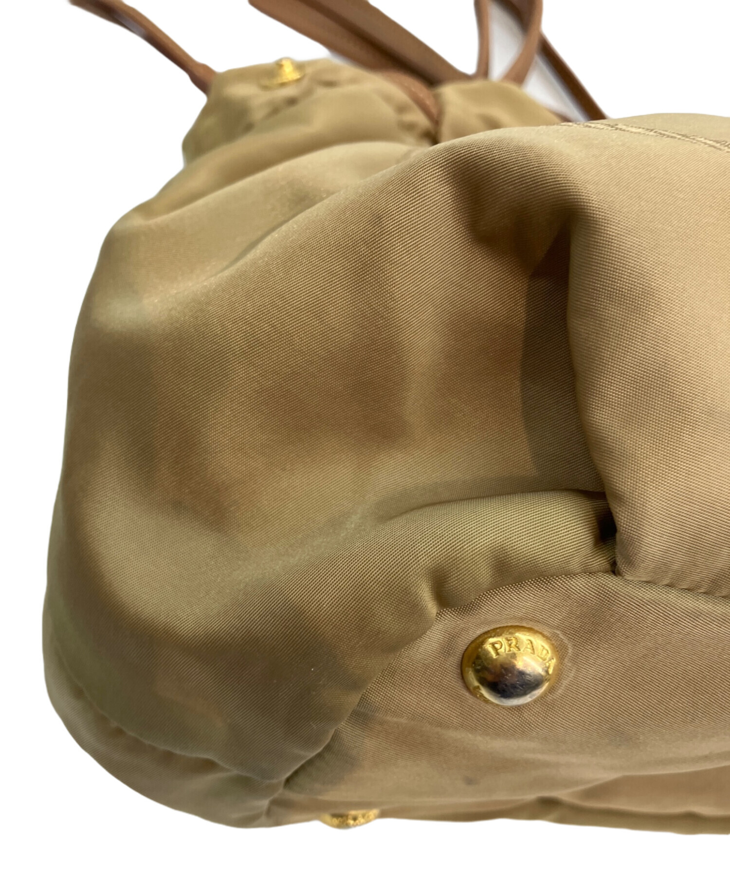 中古・古着通販】PRADA (プラダ) 巾着 ベージュ｜ブランド・古着通販