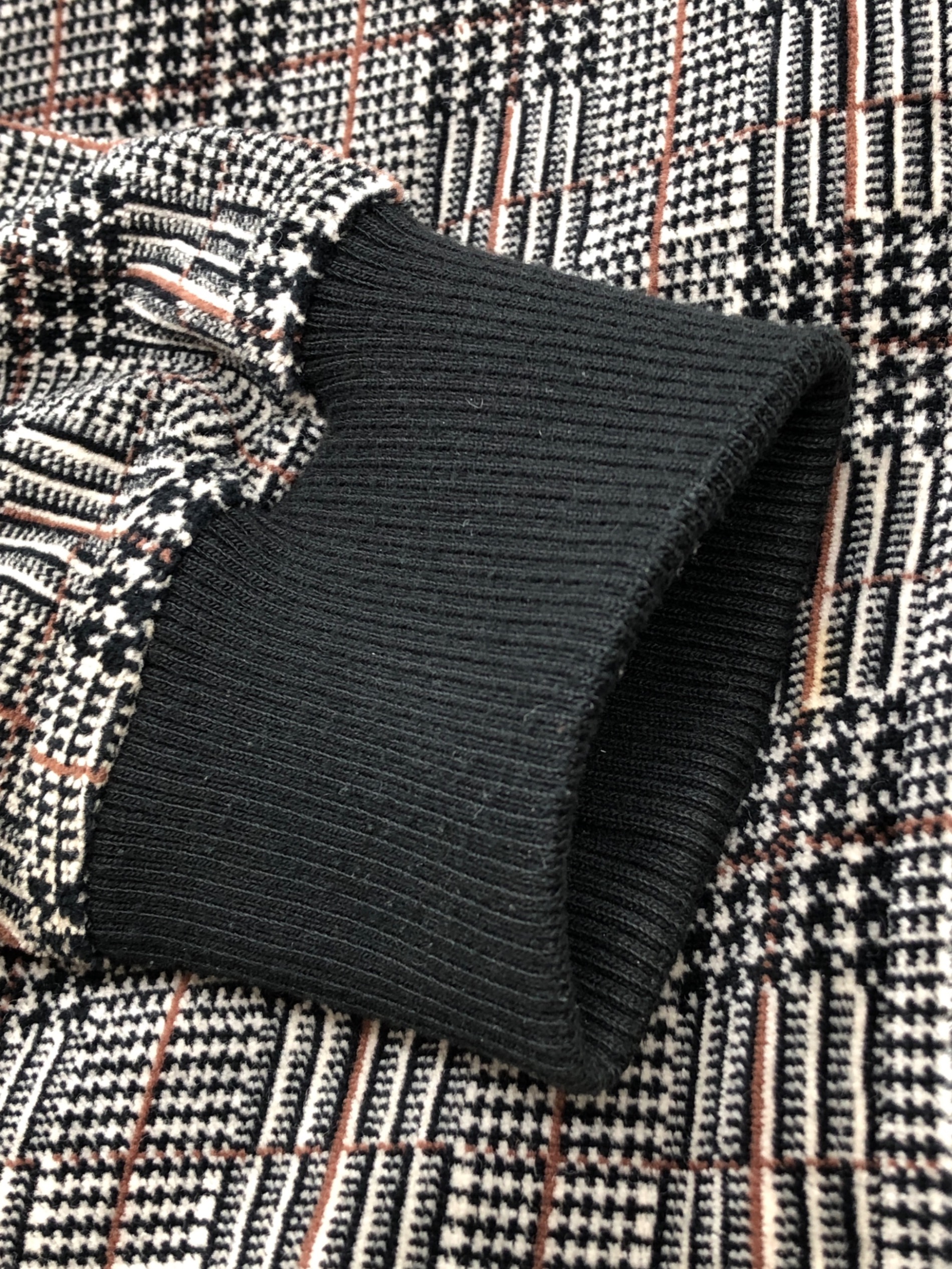 フレッドペリー　トラックジャケット　チェック　ブラウン　千鳥柄　リバーシブル フレッドペリー トラックジャケット チェック ブラウン 千鳥柄