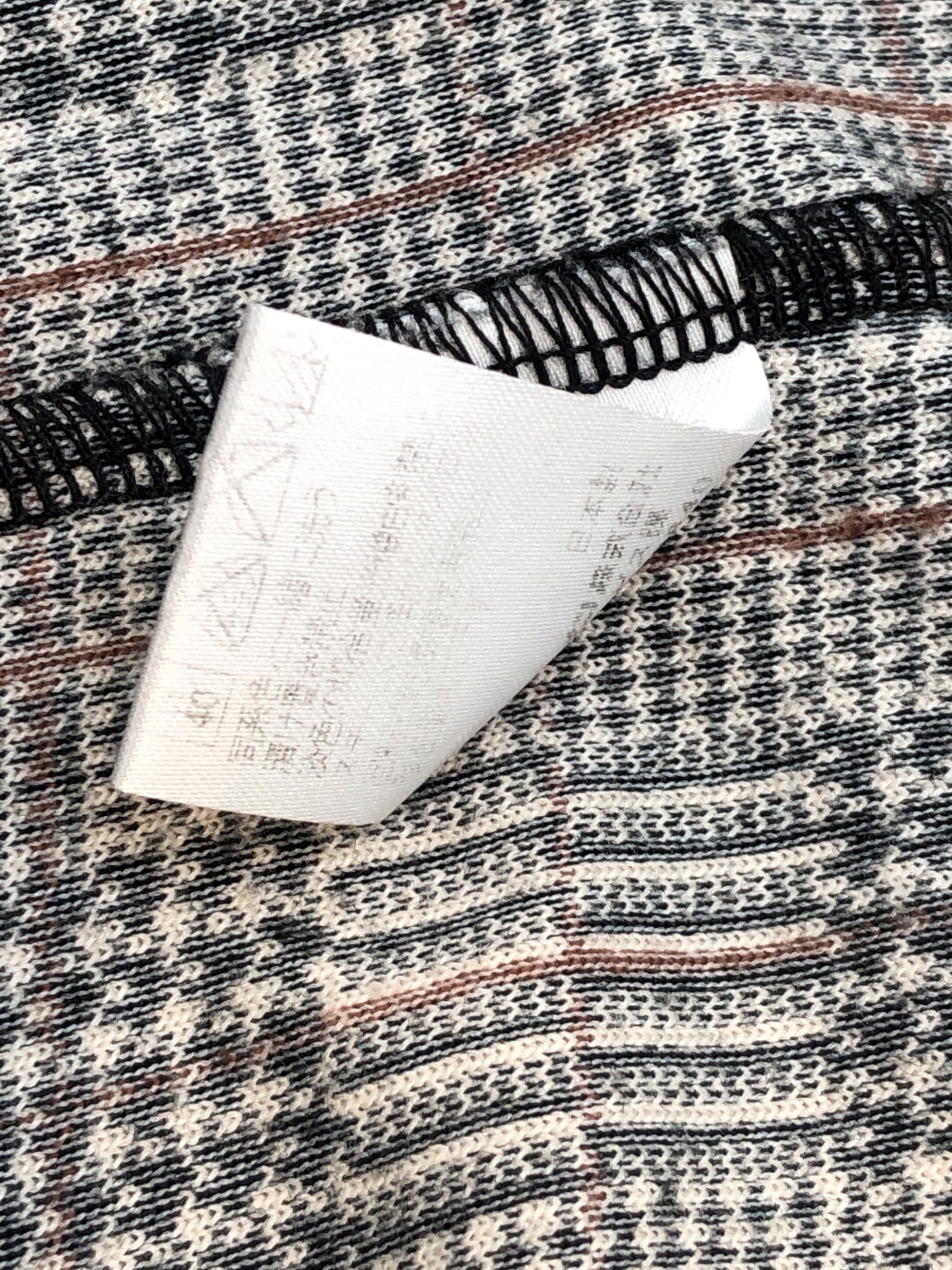 フレッドペリー　トラックジャケット　チェック　ブラウン　千鳥柄　リバーシブル フレッドペリー トラックジャケット チェック ブラウン 千鳥柄