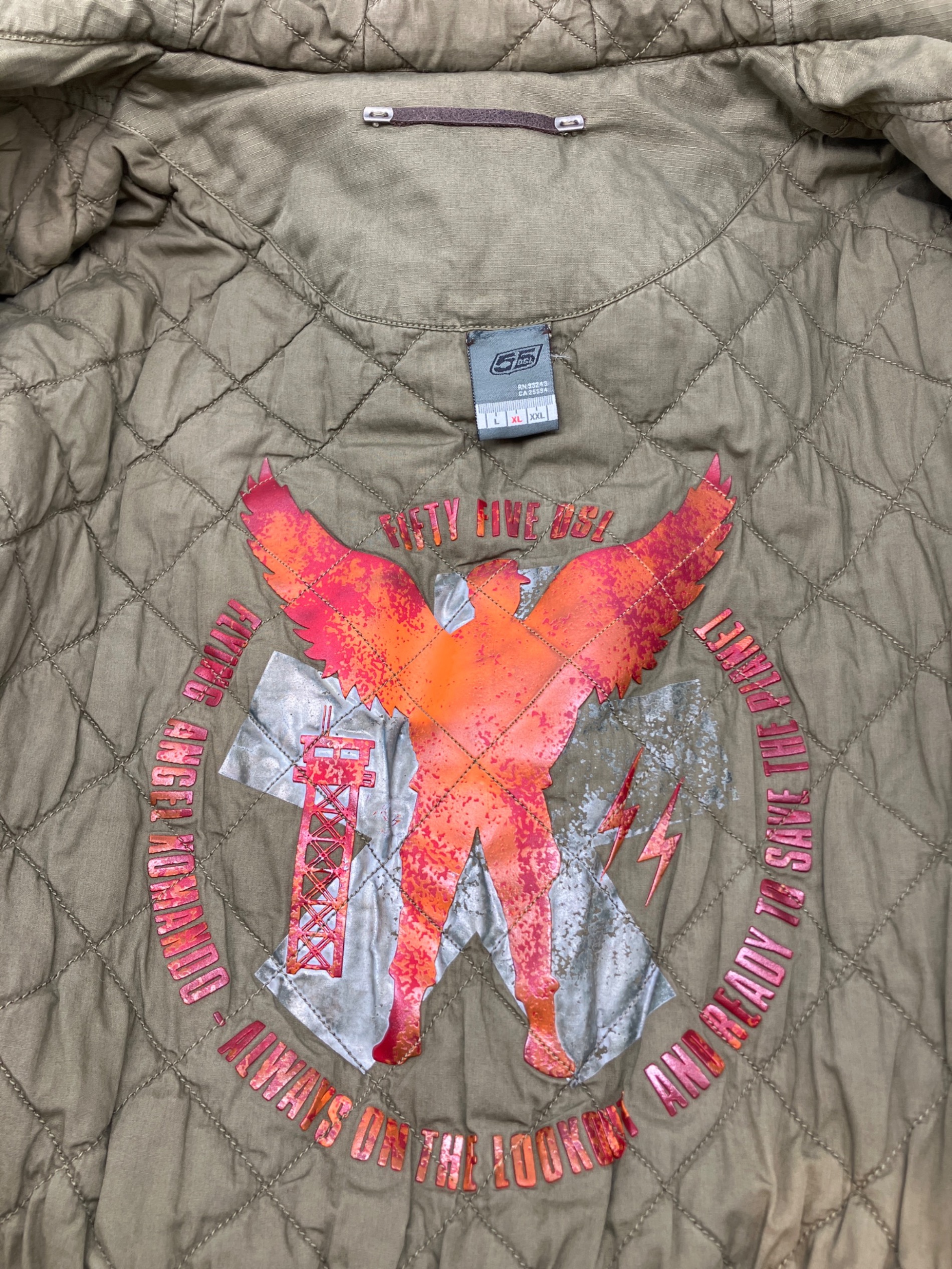 55DSL モッズコート 中古・古着通販】55DSL (フィフテーファイブディーエスエル) モッズ