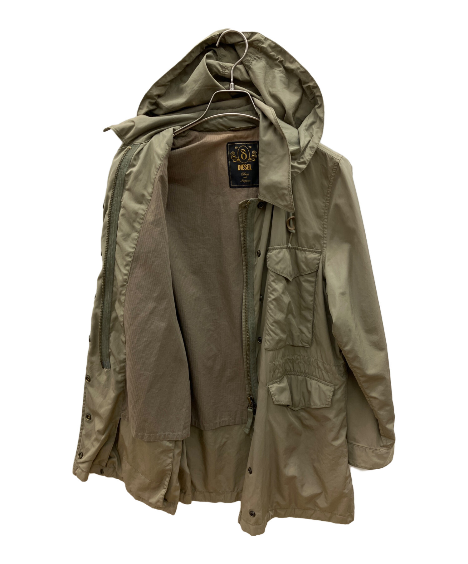 中古・古着通販】DIESEL (ディーゼル) ミリタリーモッズコート Y2K