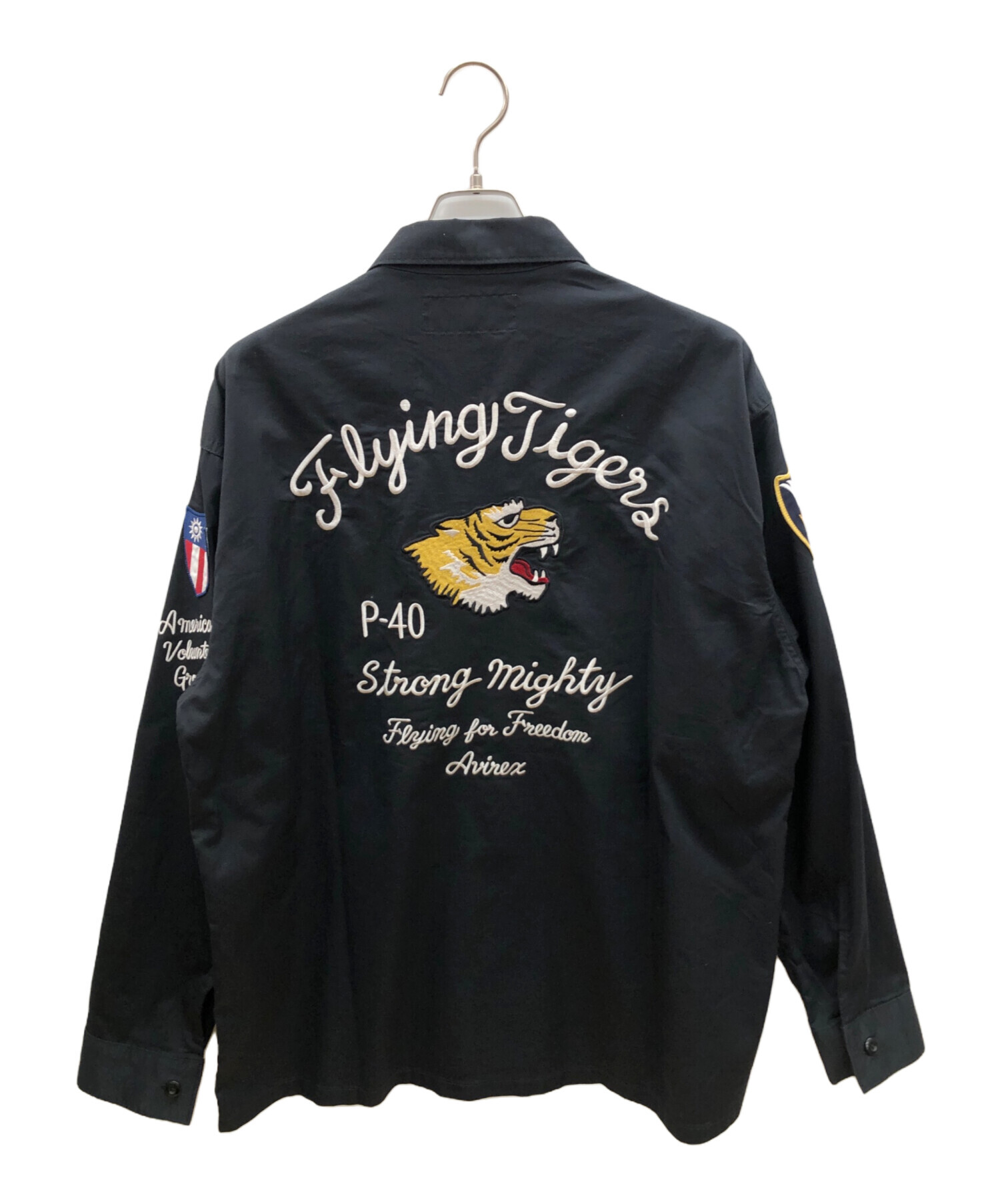 中古・古着通販】AVIREX (アヴィレックス) 長袖シャツ FLYING TIGERS