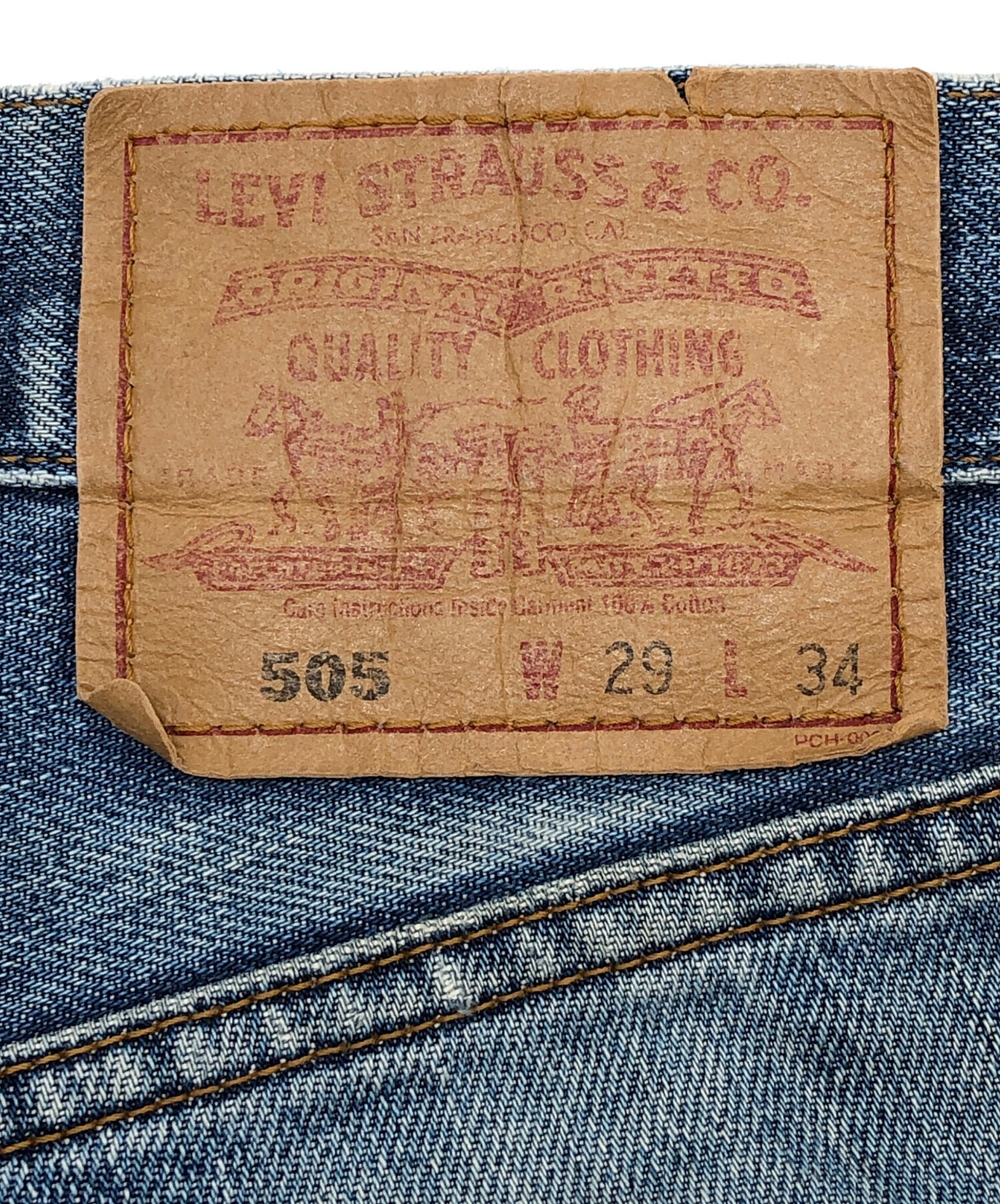 中古・古着通販】LEVI'S (リーバイス) 90s 505デニムパンツ 1997年8月