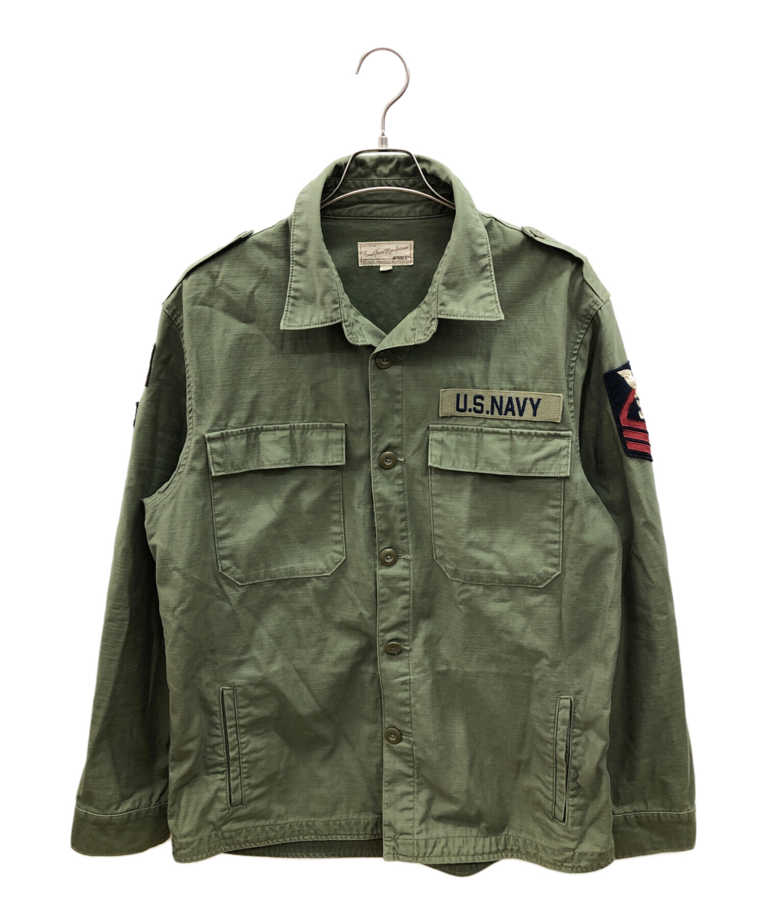 【超美品】AVIREX ミリタリージャケット　2XL 中古・古着通販】AVIREX (アヴィレックス) ミリタリージャケット