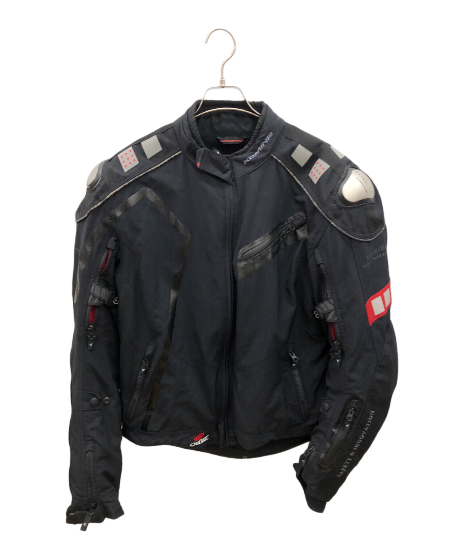 【中古】KOMINE 防寒プロテクタージャケット XL 中古・古着通販】komine (コミネ) プロテクタージャケット ブラック