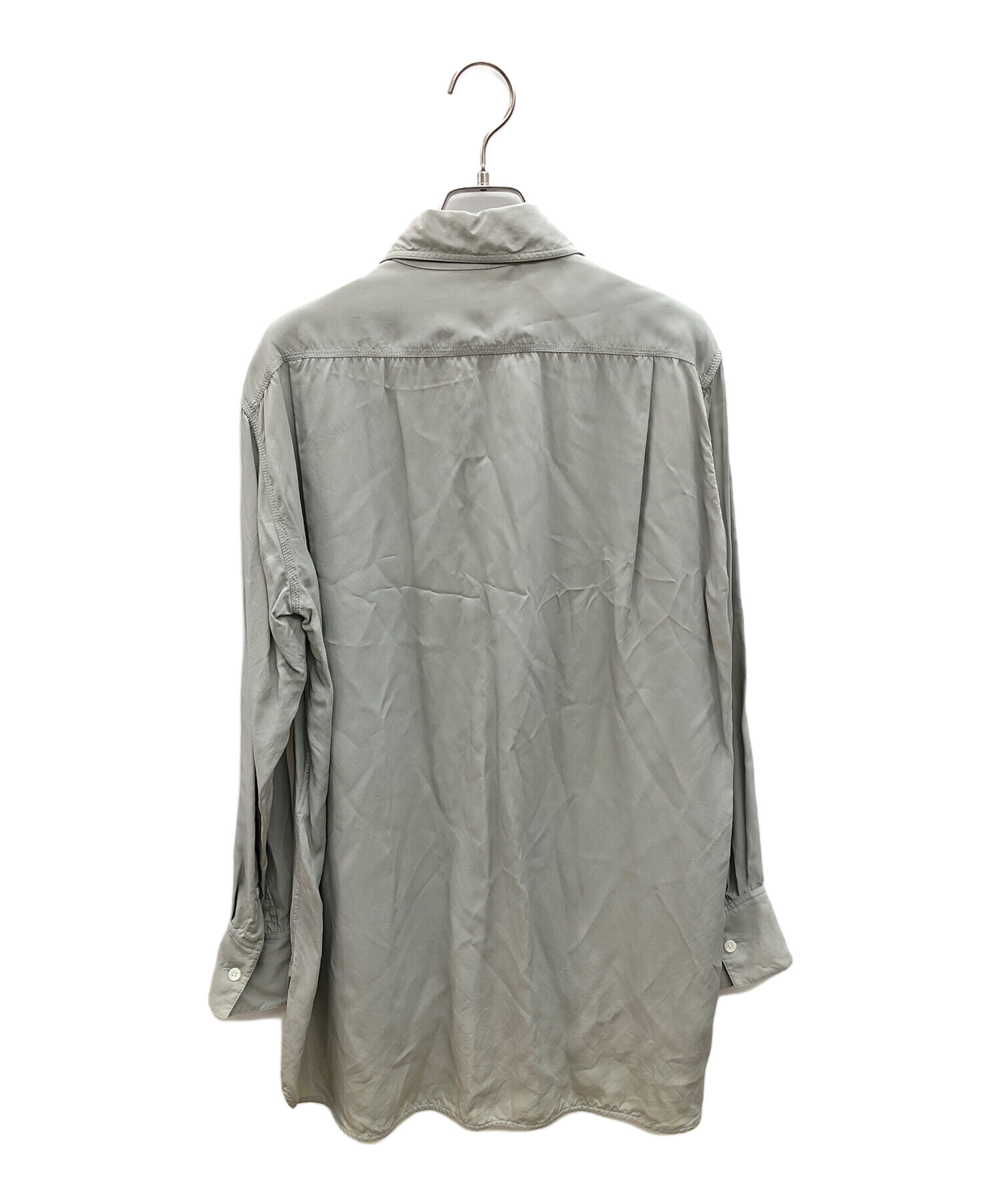 中古・古着通販】CELINE (セリーヌ) 長袖シャツ ライトグレー サイズ