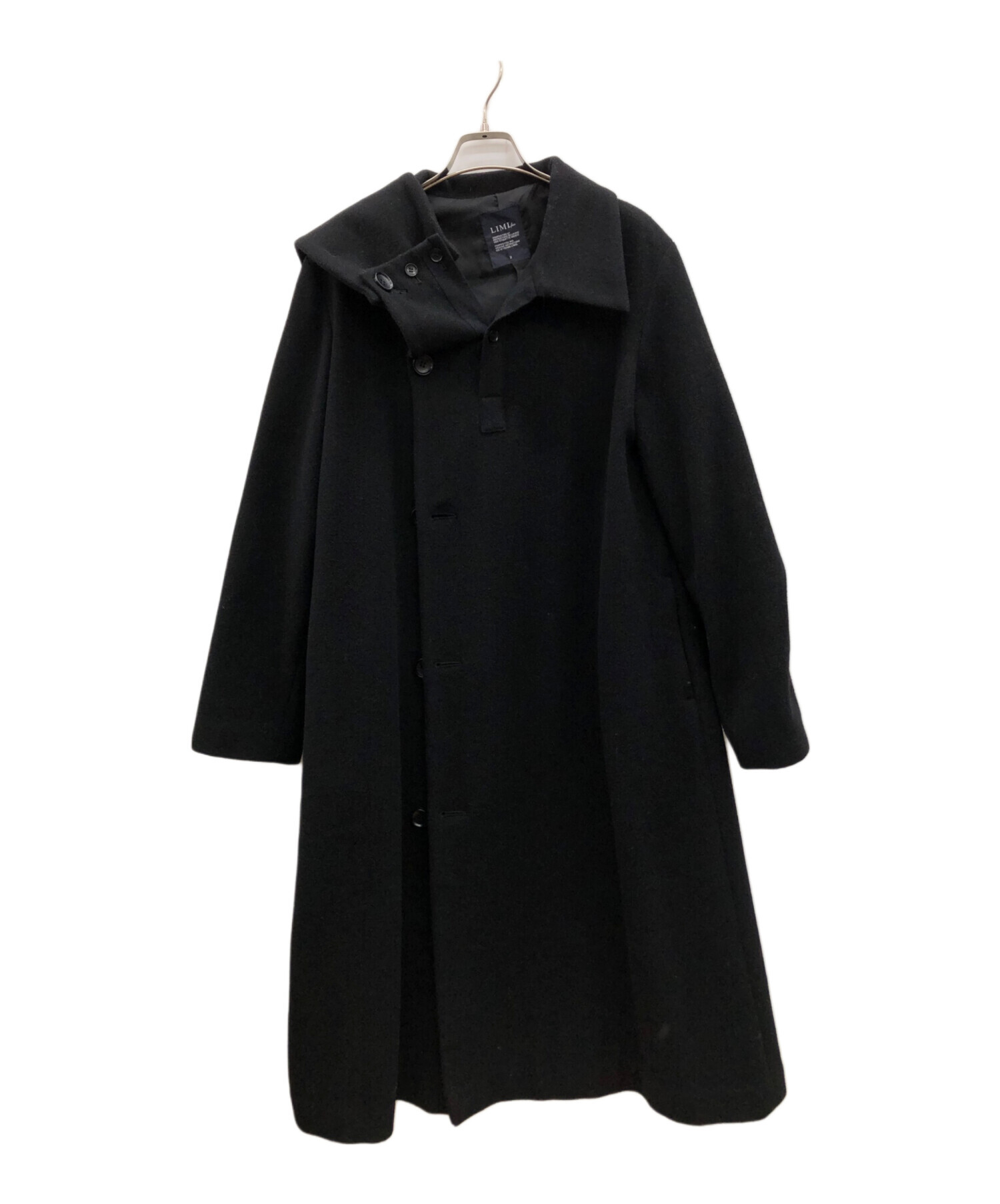yohji yamamoto LIMIfeu リミフゥ ウールコート 黒 yohji yamamoto LIMIfeu リミフゥ ウールコート 黒 AUTUMN / WINTER