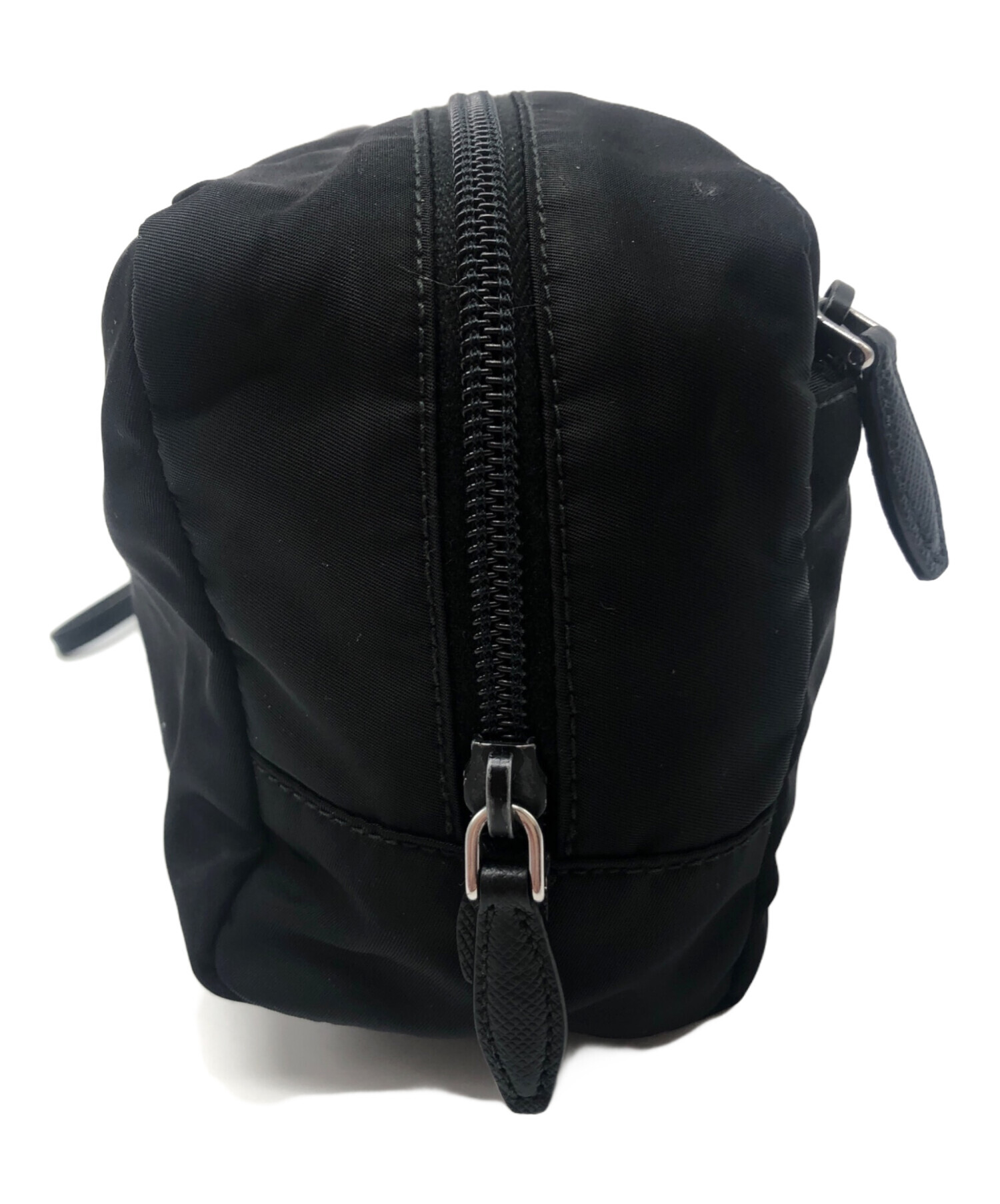 中古・古着通販】PRADA (プラダ) ナイロンポーチ ブラック｜ブランド