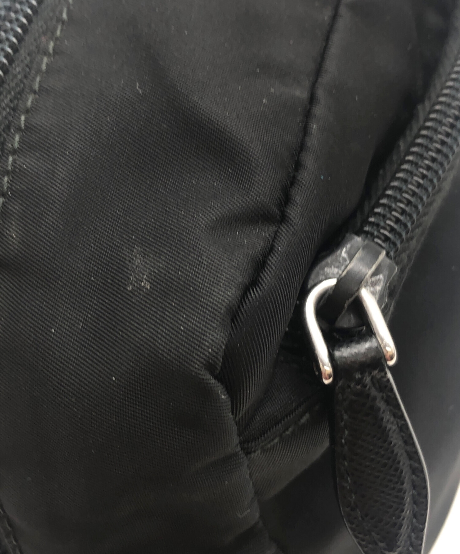 中古・古着通販】PRADA (プラダ) ナイロンポーチ ブラック｜ブランド