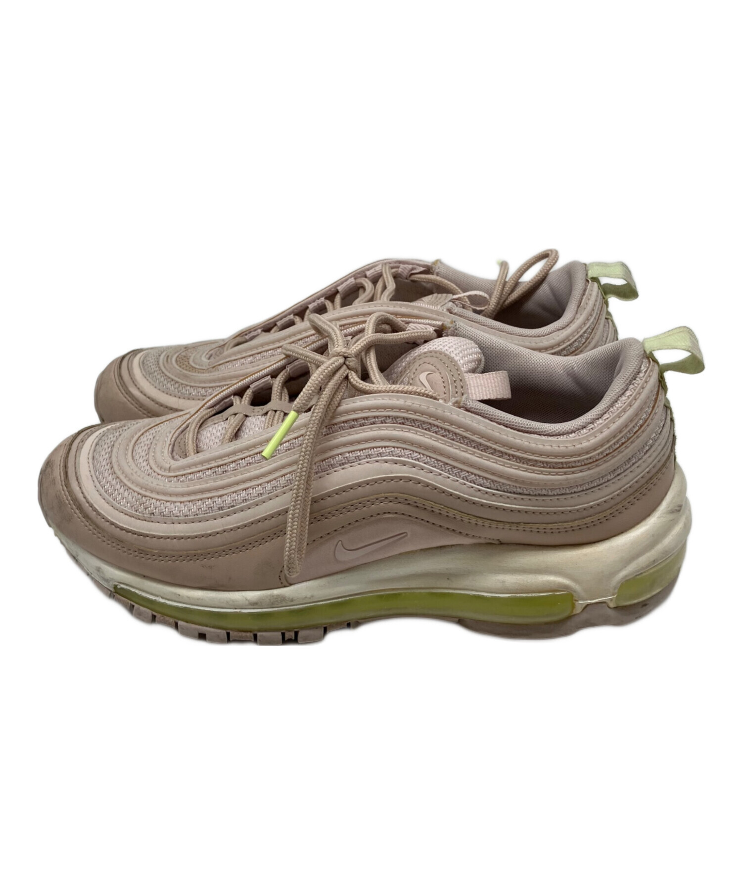中古・古着通販】NIKE (ナイキ) WMNS AIR MAX 97 ピンク×グリーン 