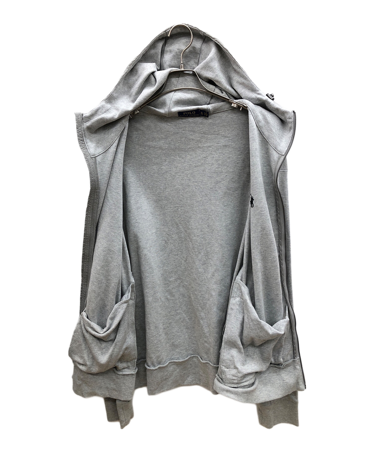 【新品タグ付き】POLO RALPH LAUREN パーカーレディース グレー 中古・古着通販】POLO RALPH LAUREN (ポロ・ラルフローレン) プル