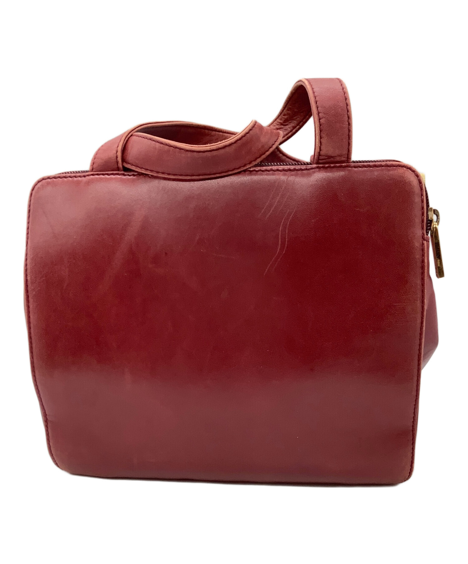 中古・古着通販】LOEWE (ロエベ) ハンドバッグ ワインレッド｜ブランド