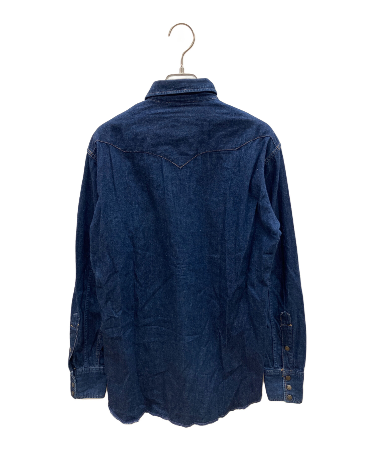 中古・古着通販】Wrangler (ラングラー) デニムウエスタンシャツ 復刻 