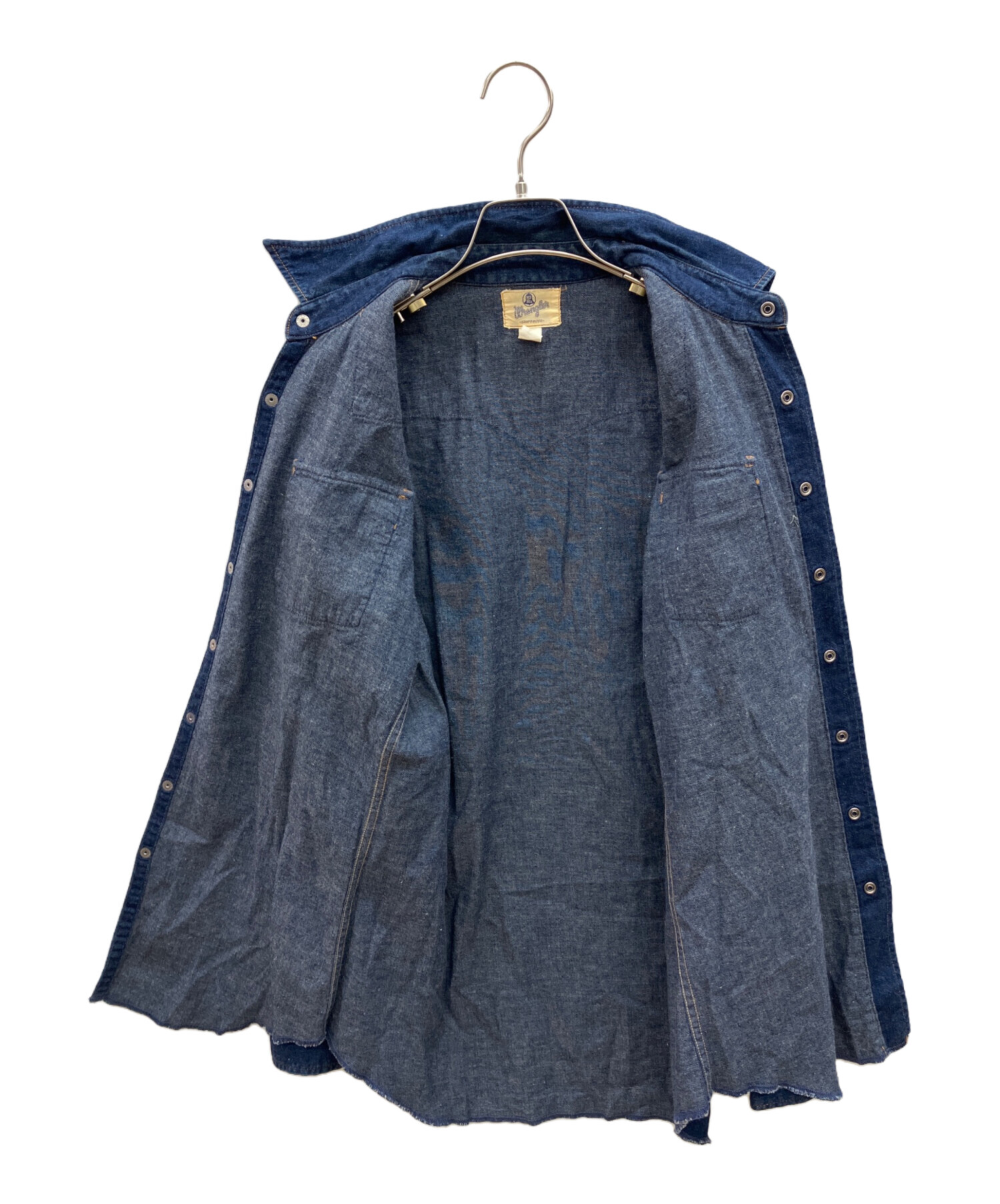 中古・古着通販】Wrangler (ラングラー) デニムウエスタンシャツ 復刻