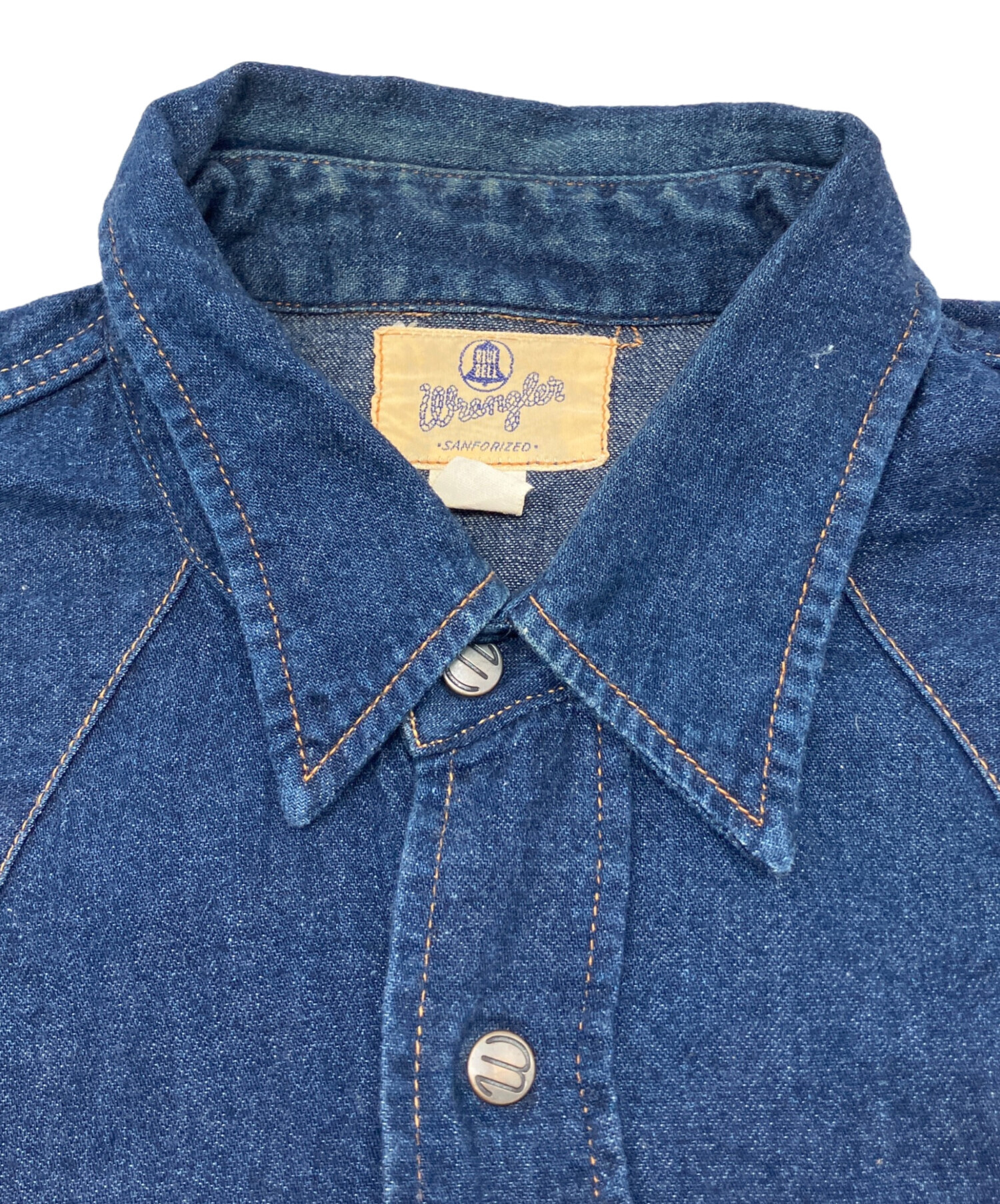 中古・古着通販】Wrangler (ラングラー) デニムウエスタンシャツ 復刻