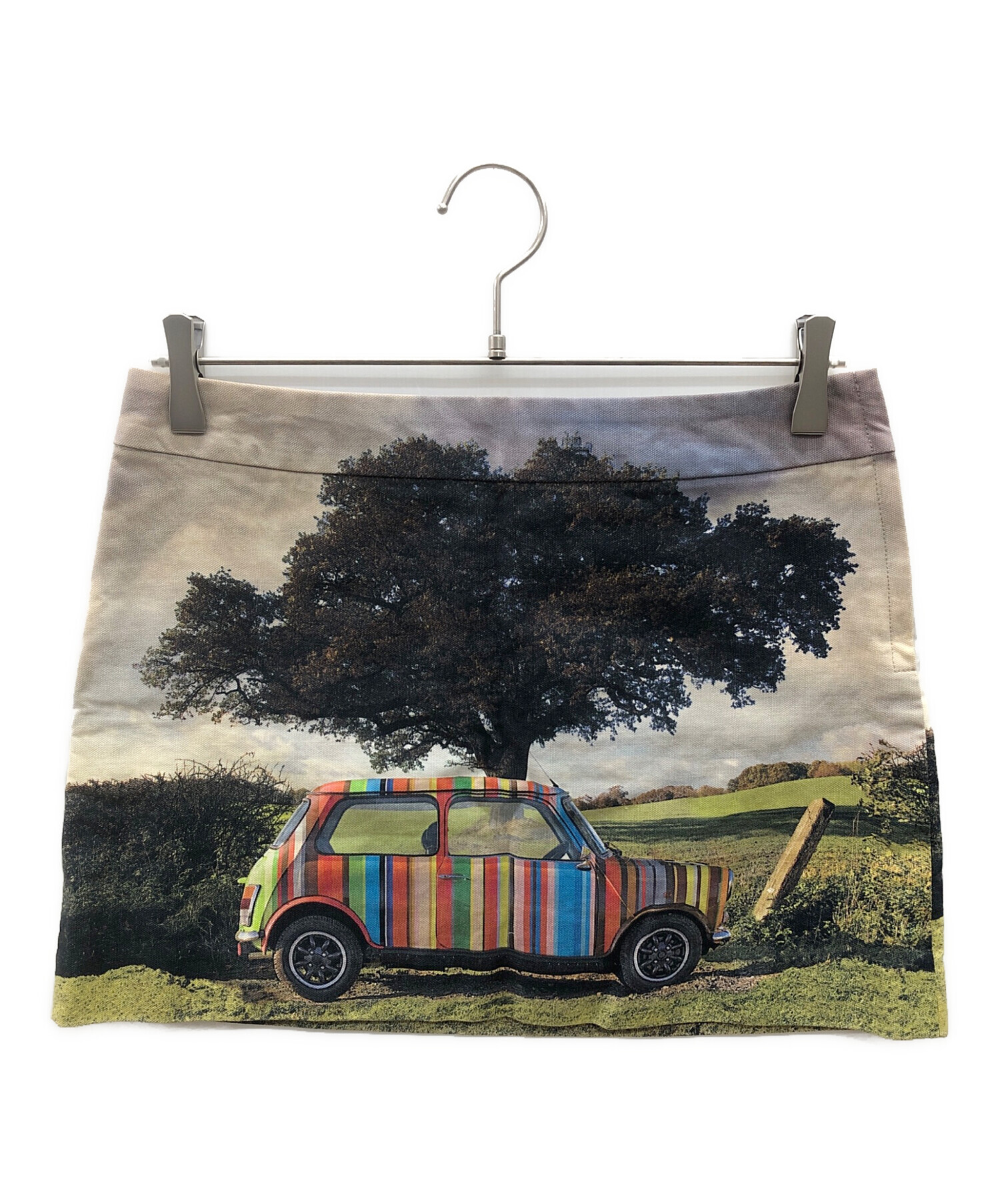 中古・古着通販】PAUL SMITH (ポールスミス) ミニスカート プリント総