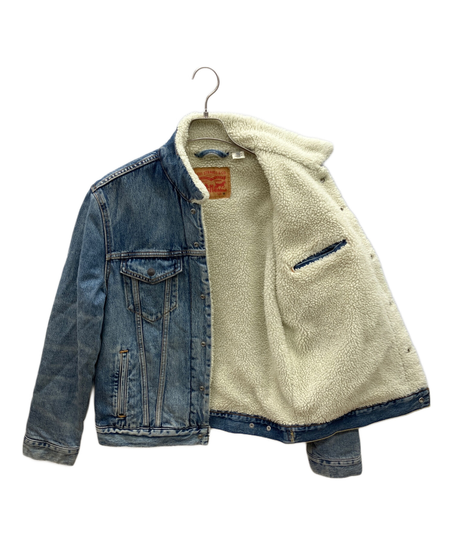 中古・古着通販】LEVI'S (リーバイス) 裏ボアデニムジャケット タイプ3