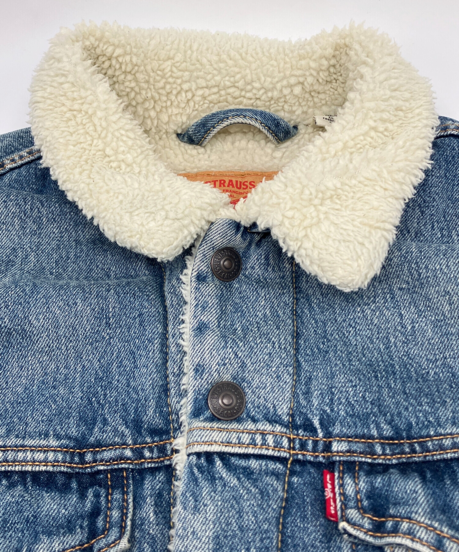 中古・古着通販】LEVI'S (リーバイス) 裏ボアデニムジャケット タイプ3