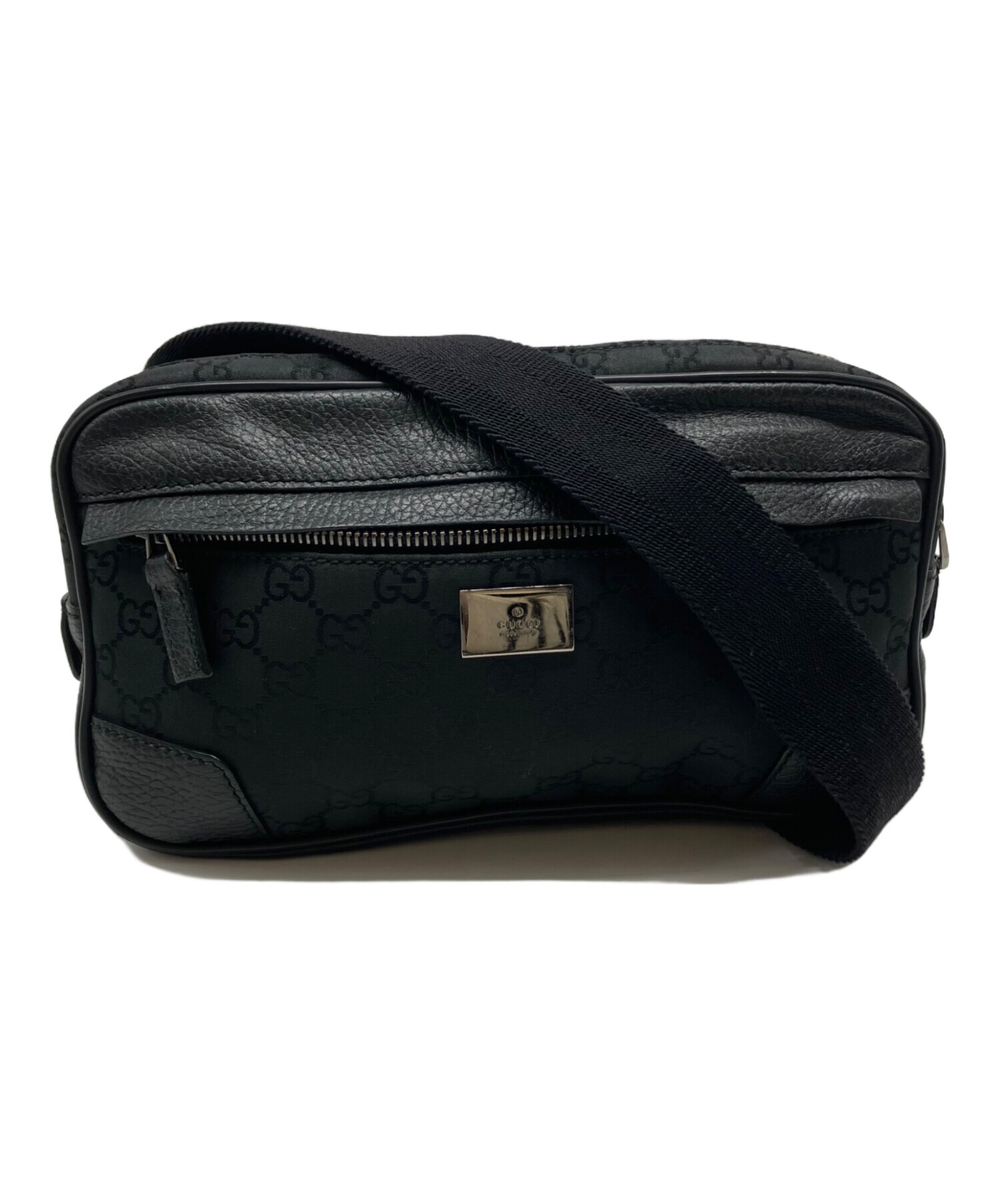 グッチ GUCCI GG柄 ウエストバッグ 中古品 中古・古着通販】GUCCI (グッチ) GG ウエストバッグ ブラック