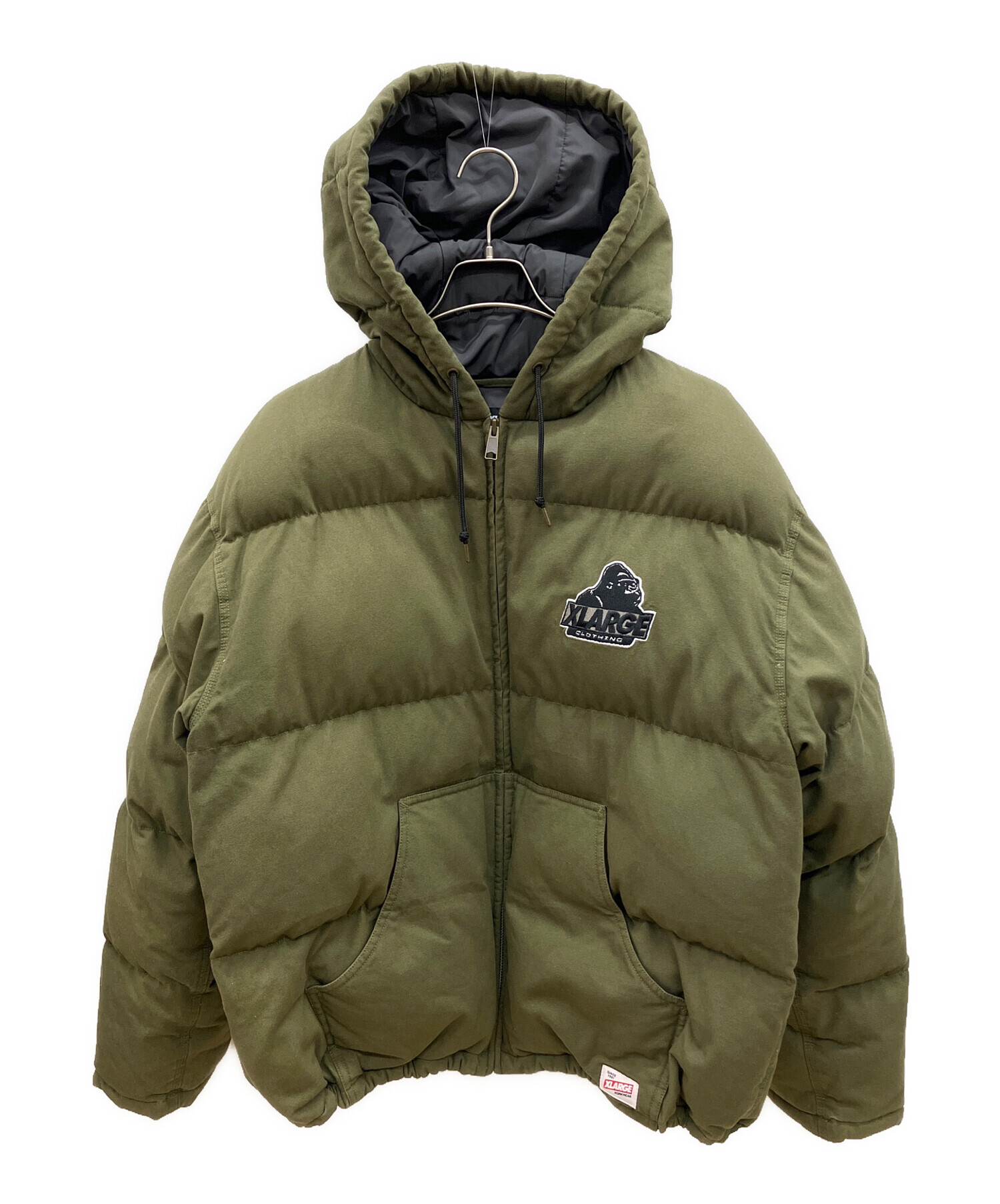 中古・古着通販】X-LARGE (エクストララージ) 中綿ジャケット カーキ