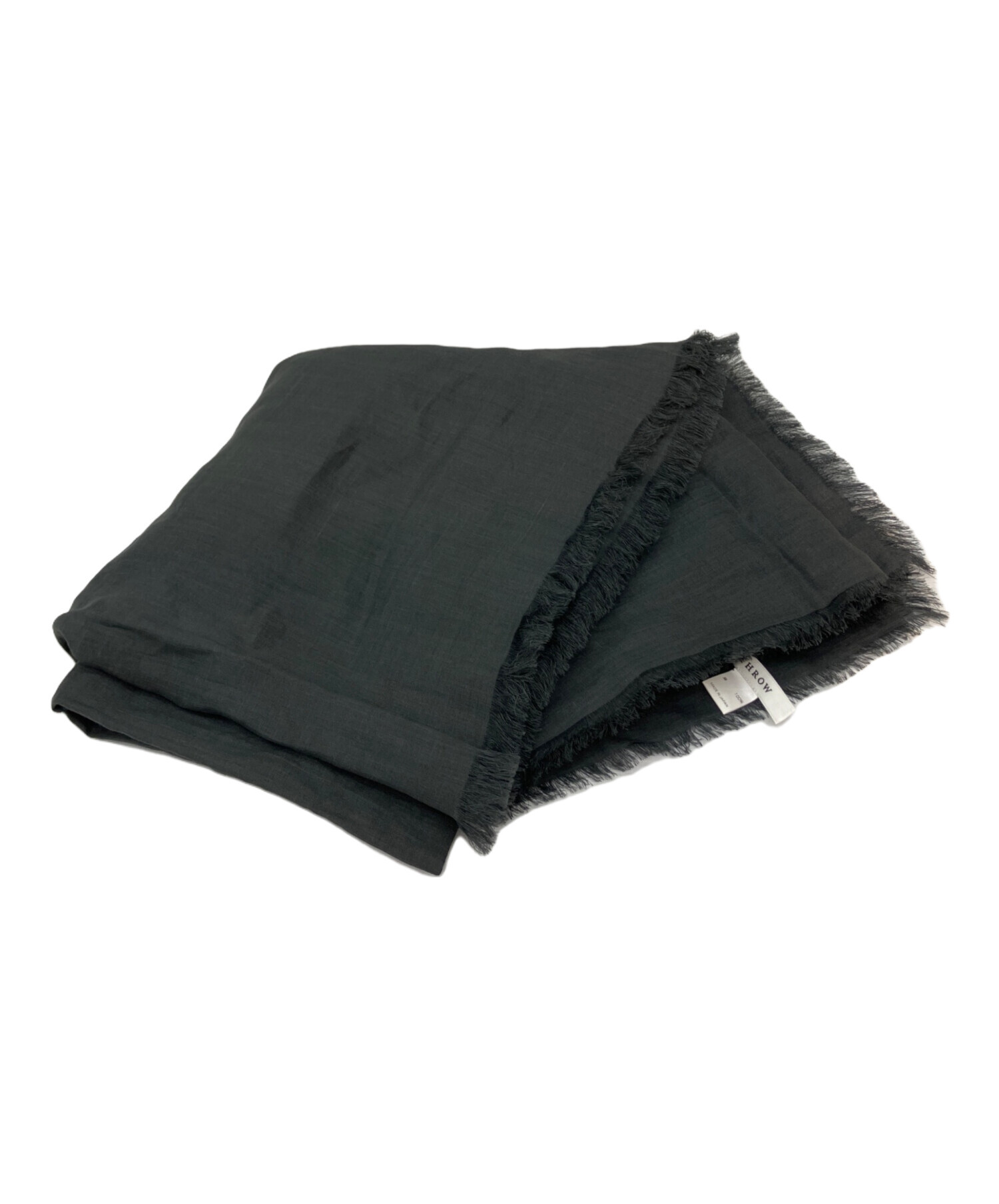 中古・古着通販】THROW (スロー) リネンストール グレー｜ブランド