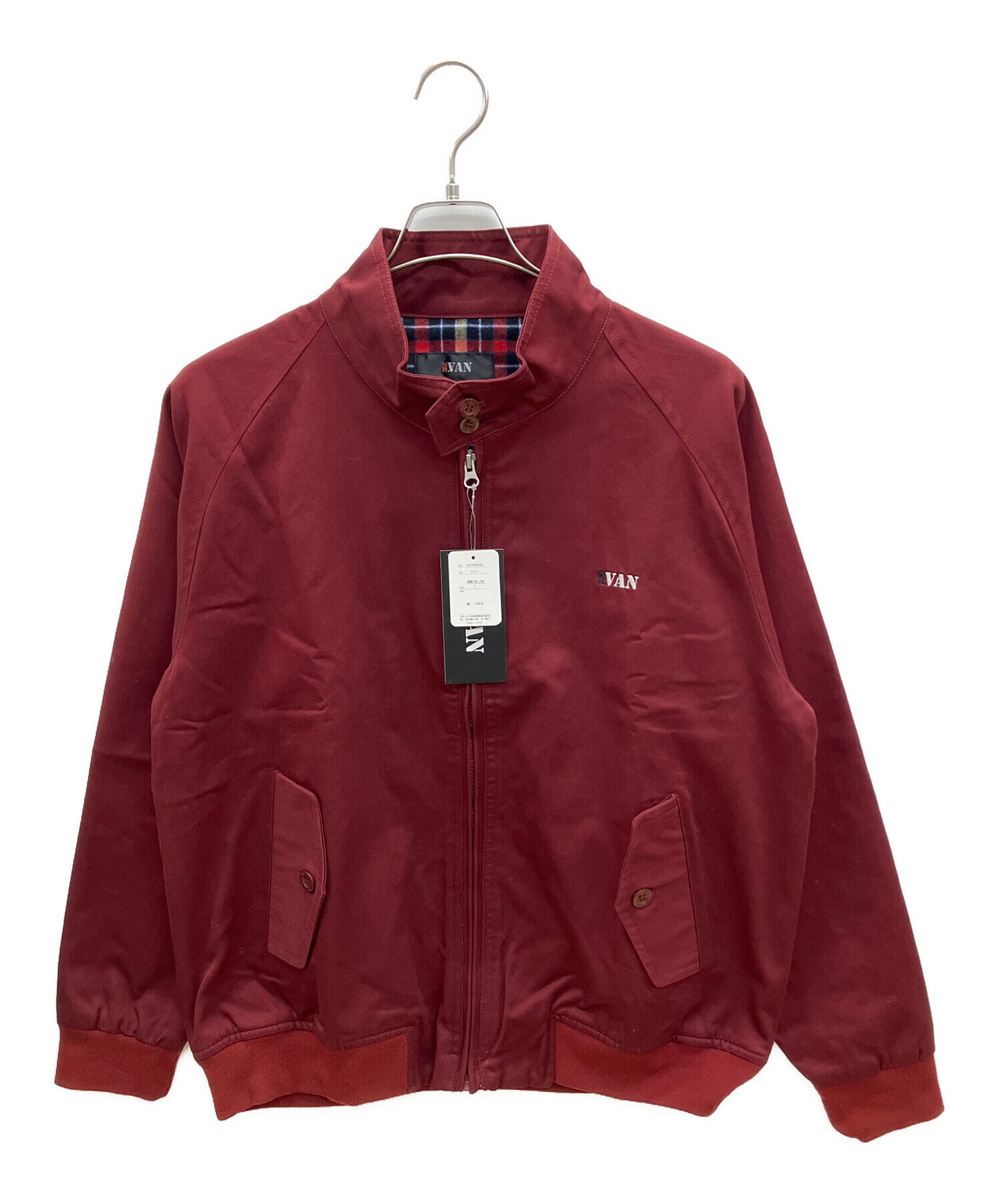 中古・古着通販】Mr.VAN (ミスターヴァン) ブルゾン ワインレッド