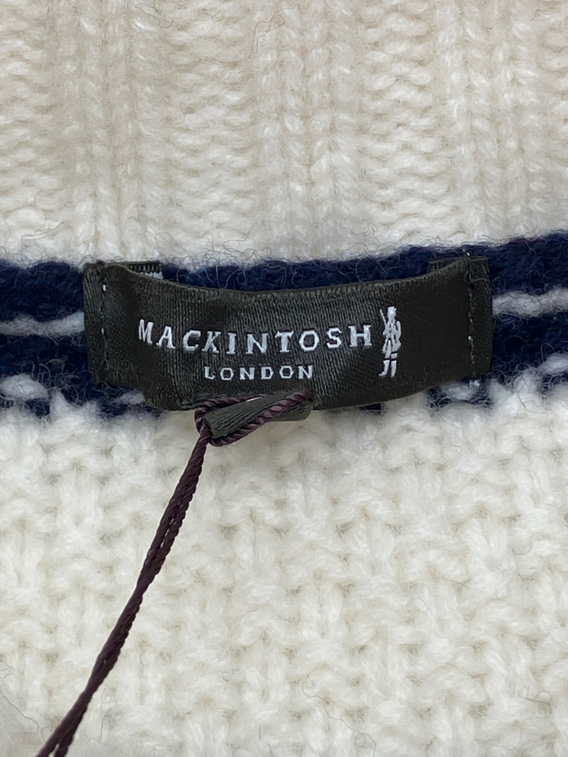 中古・古着通販】MACKINTOSH (マッキントッシュ) 厚手ニット ホワイト