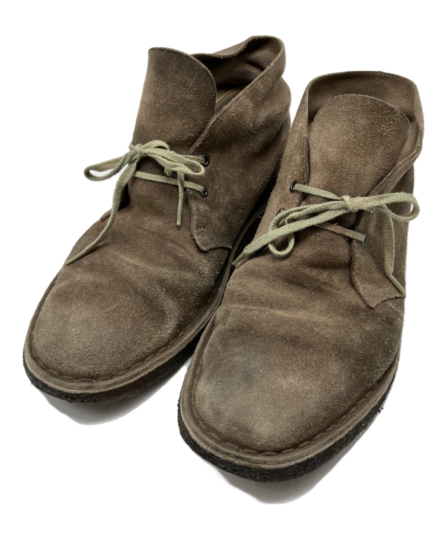 中古・古着通販】CLARKS (クラークス) デザートブーツ ブラウン サイズ