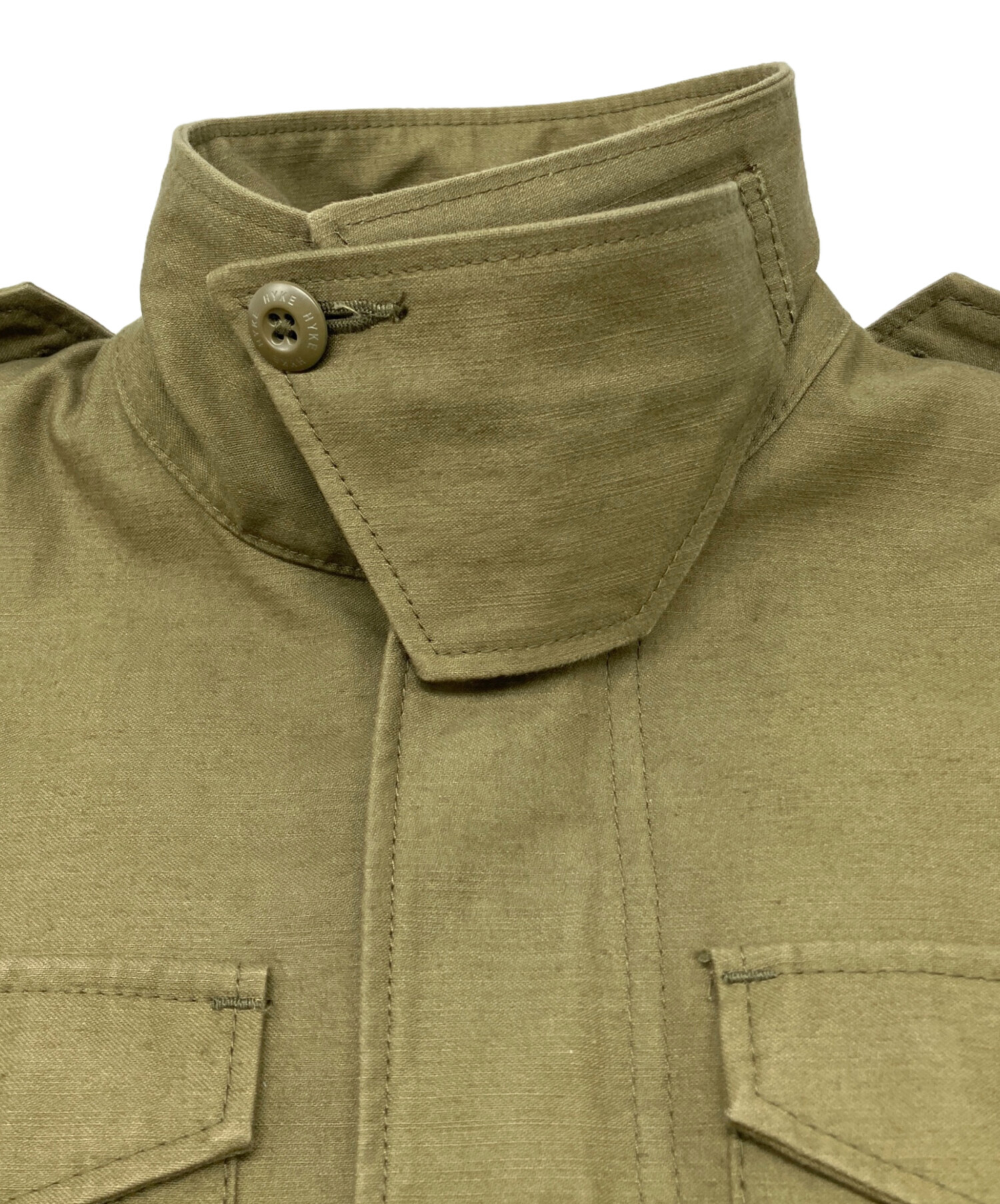 中古・古着通販】HYKE (ハイク) フィールドジャケット カーキ サイズ:1