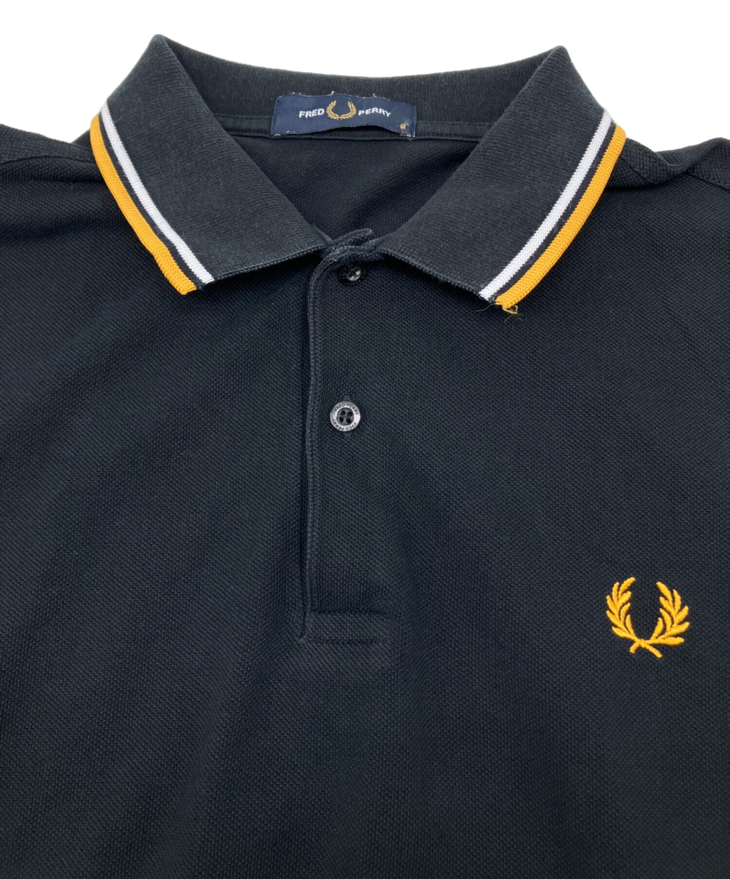 未使用　FRED PERRY ポロシャツ 中古・古着通販】FRED PERRY (フレッドペリー) ポロシャツ ブラック
