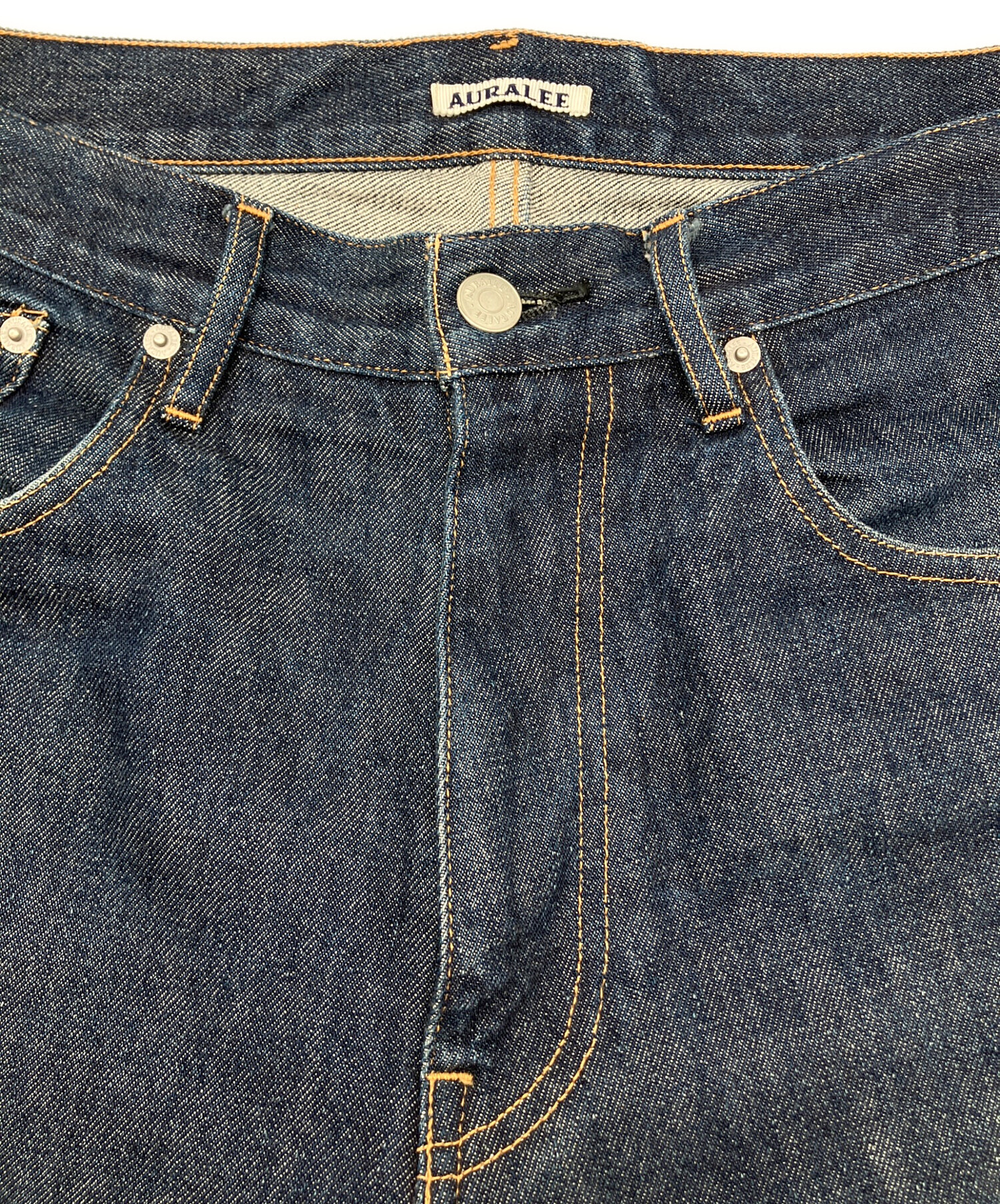 中古・古着通販】AURALEE (オーラリー) デニムパンツ HARD TWIST DENIM