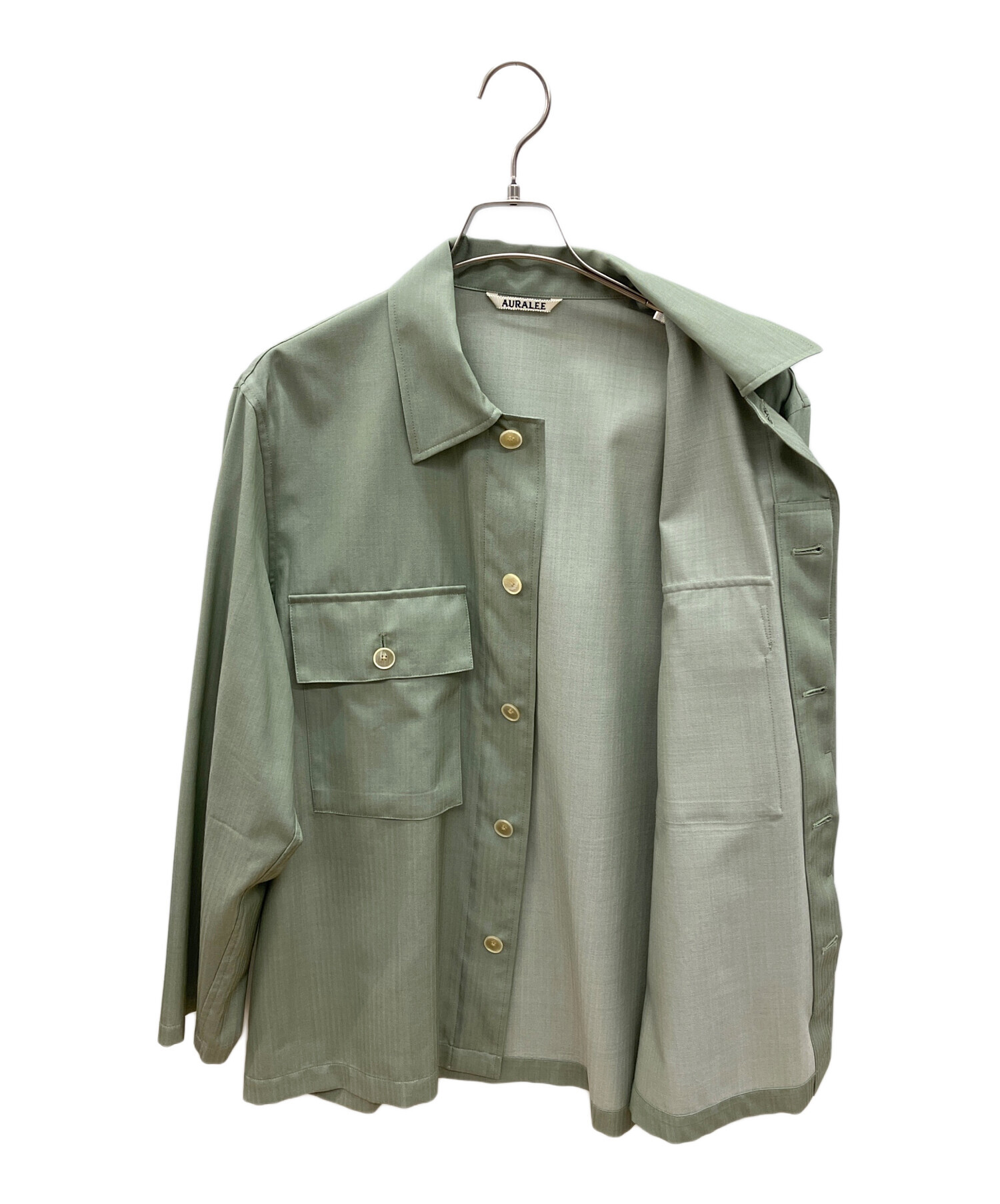 中古・古着通販】AURALEE (オーラリー) 長袖シャツ 2025SSモデル WOOL