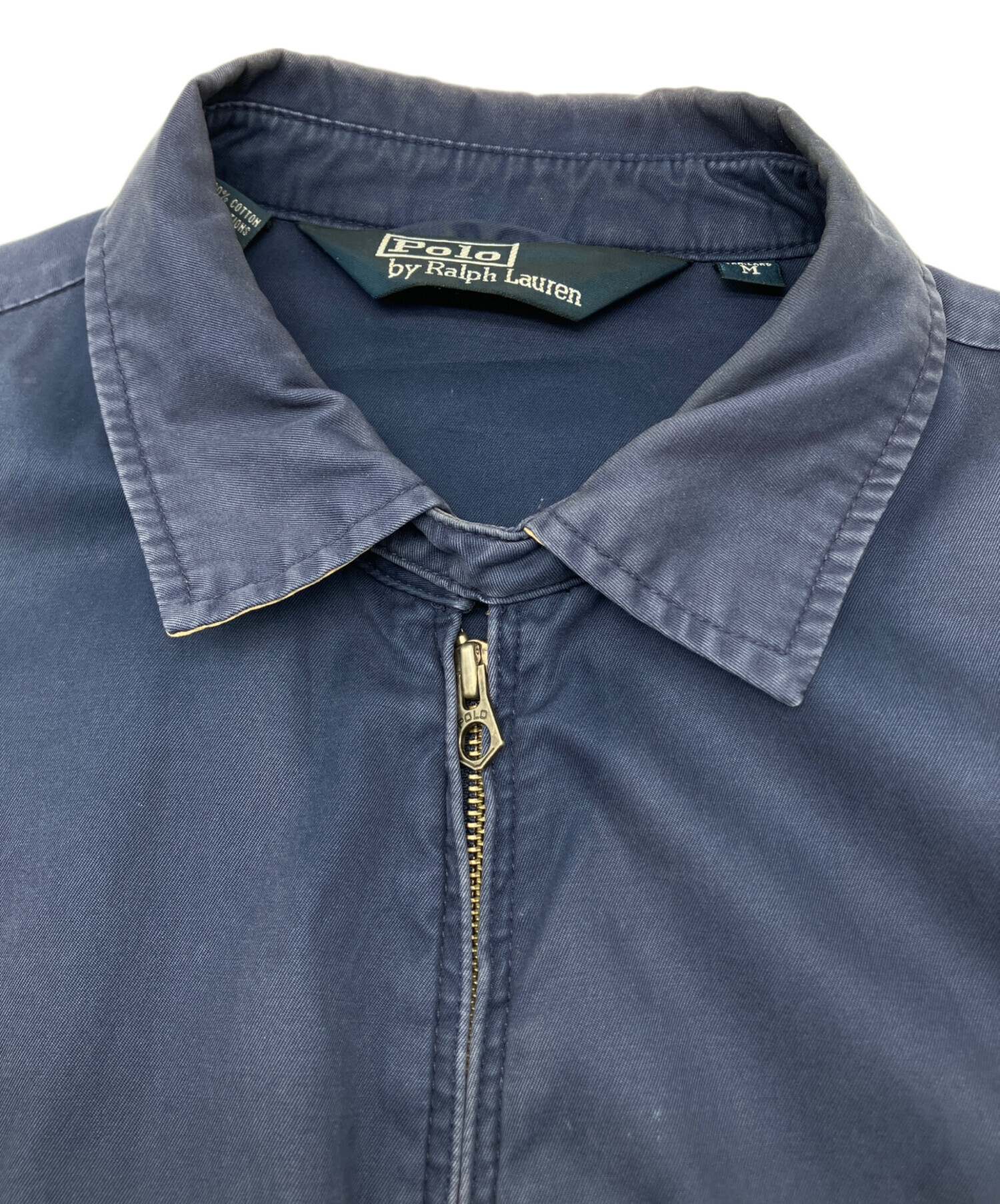 90S　ポロラルフローレン　三角タグ　スイングトップ　ブルゾン　刺繍 POLO RALPH LAUREN ポロ・ラルフローレン ヴィンテージ 80s 90s 三角