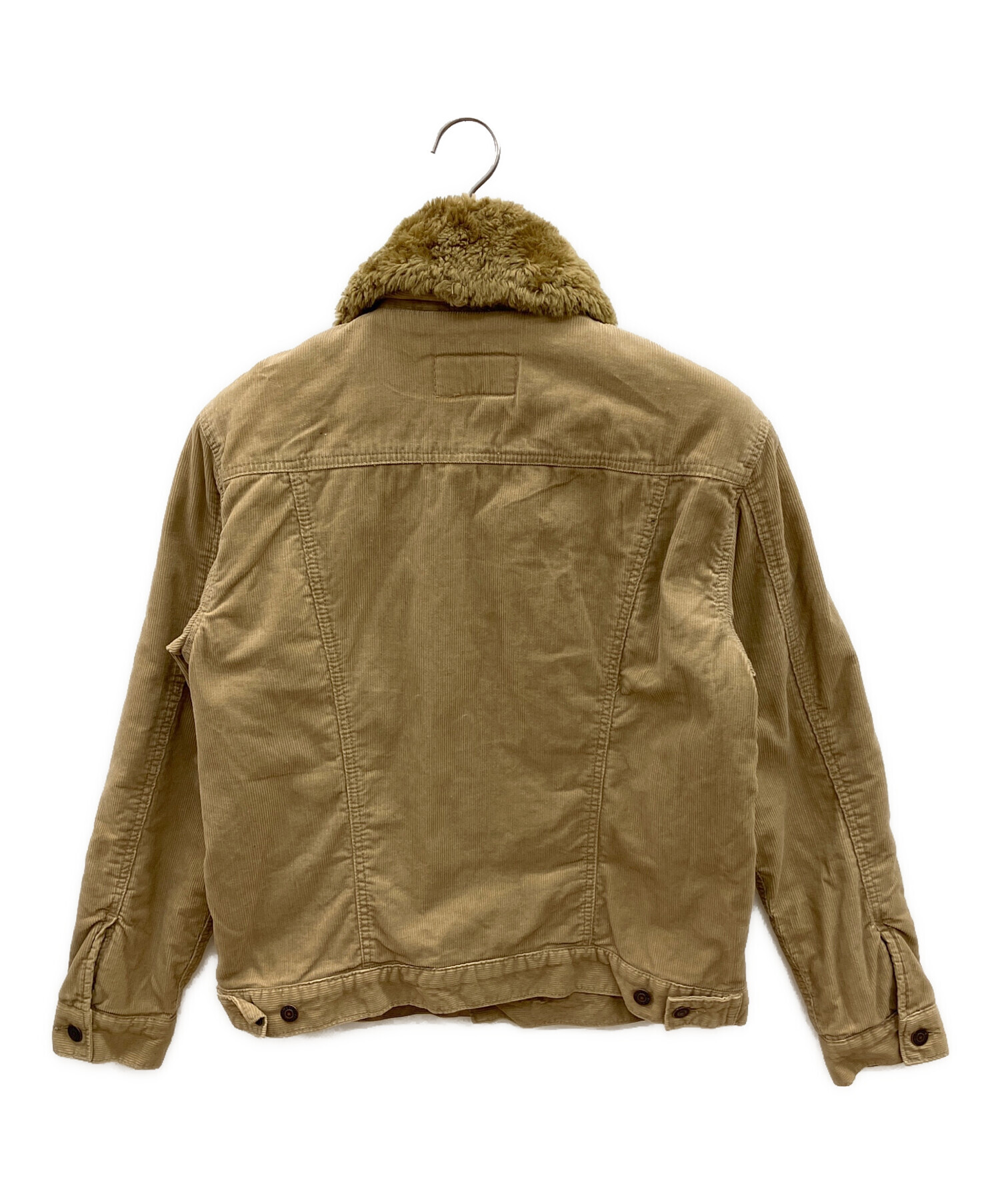 秋冬　Levi's リーバイス 古着メンズ　ジャケット　ベージュ　コーデュロイ 中古・古着通販】LEVI'S (リーバイス) 00s襟ボアコーデュロイ