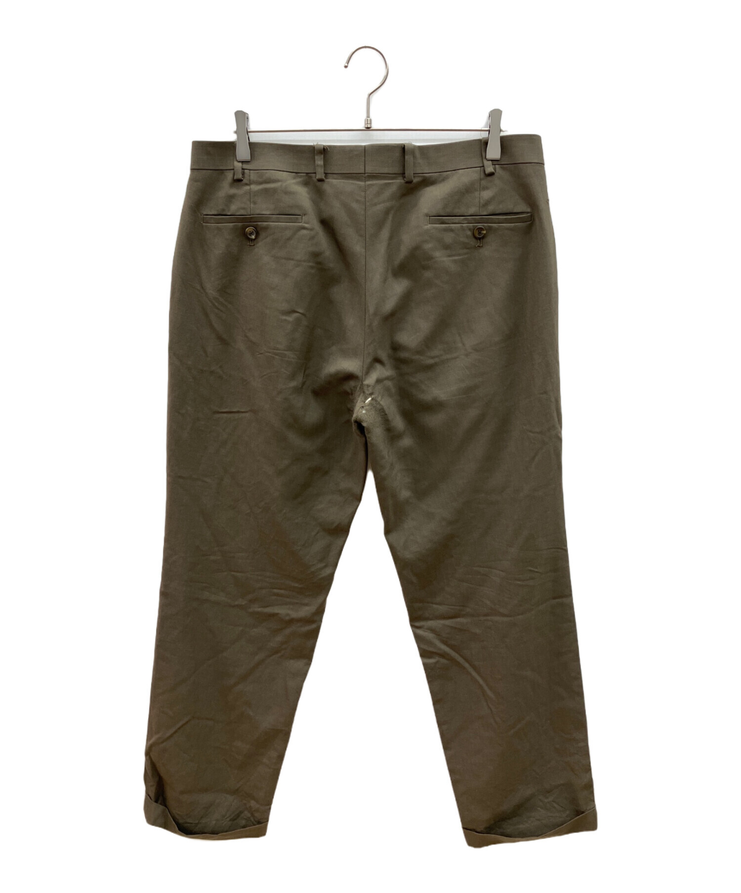 名作　80s　緑タグ　リネンパンツ　ポロカントリー　生成り生地　ラルフローレン 中古・古着通販】LAUREN RALPH LAUREN (ローレンラルフローレン) 80s
