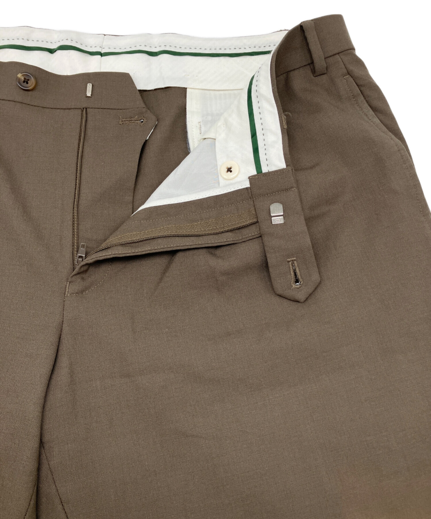 名作　80s　緑タグ　リネンパンツ　ポロカントリー　生成り生地　ラルフローレン 中古・古着通販】LAUREN RALPH LAUREN (ローレンラルフローレン) 80s