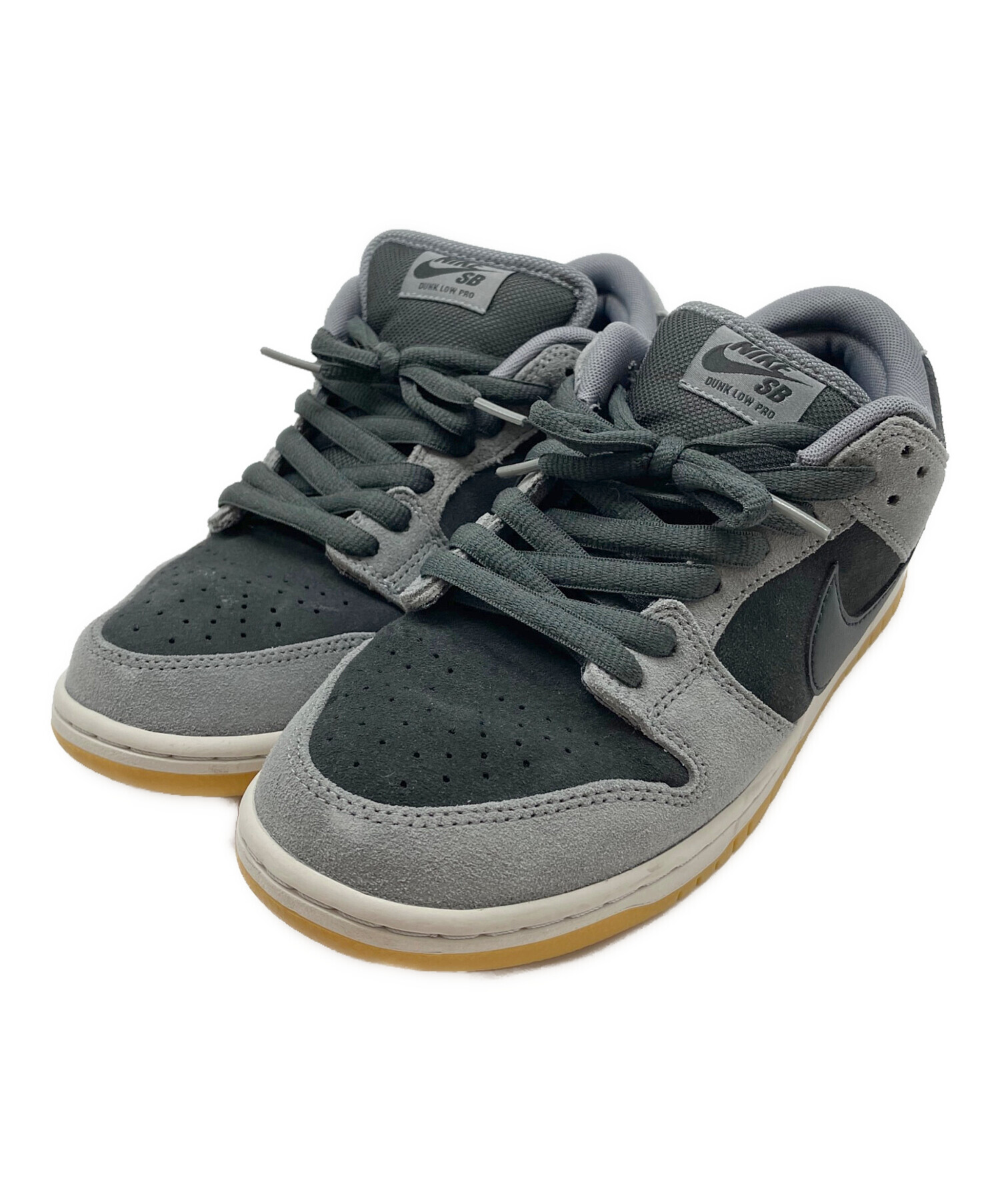 中古・古着通販】NIKE (ナイキ) SB DUNK LOW PRO グレー×ブラック 