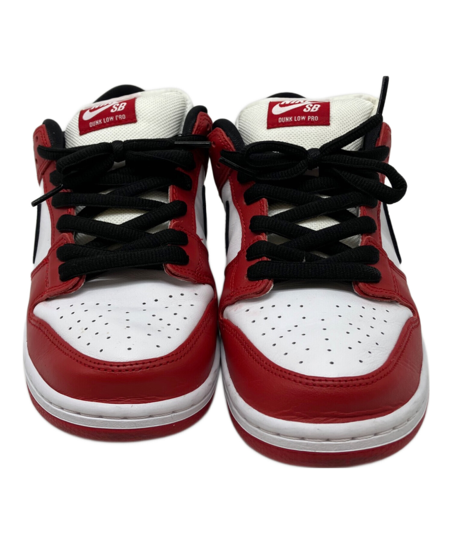中古・古着通販】NIKE (ナイキ) SB Dunk Low Pro レッド×ホワイト 