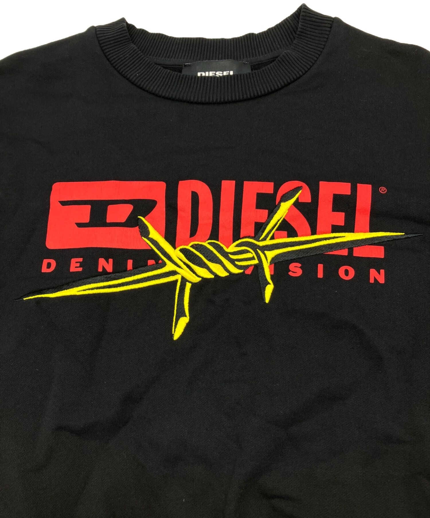 中古・古着通販】DIESEL (ディーゼル) 裏起毛スウェット ブラック