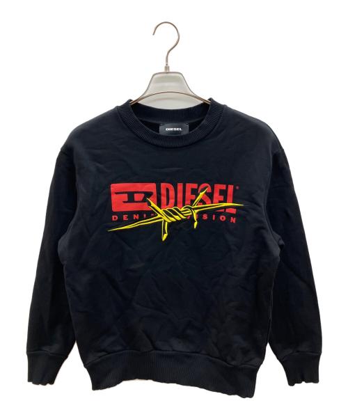 中古・古着通販】DIESEL (ディーゼル) 裏起毛スウェット ブラック