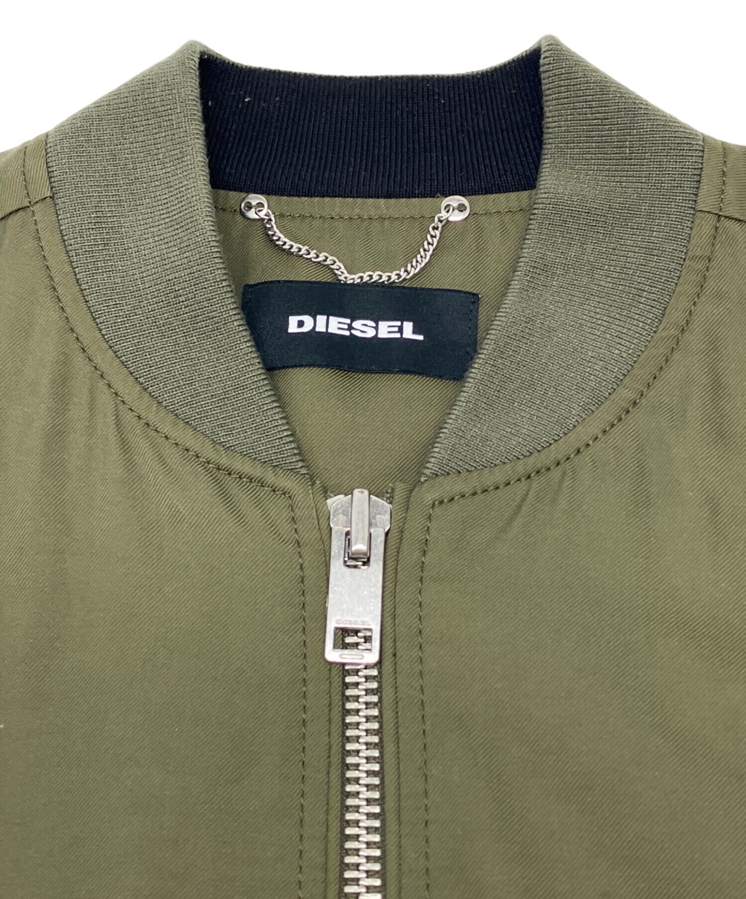 中古・古着通販】DIESEL (ディーゼル) ブルゾン カーキ サイズ:S