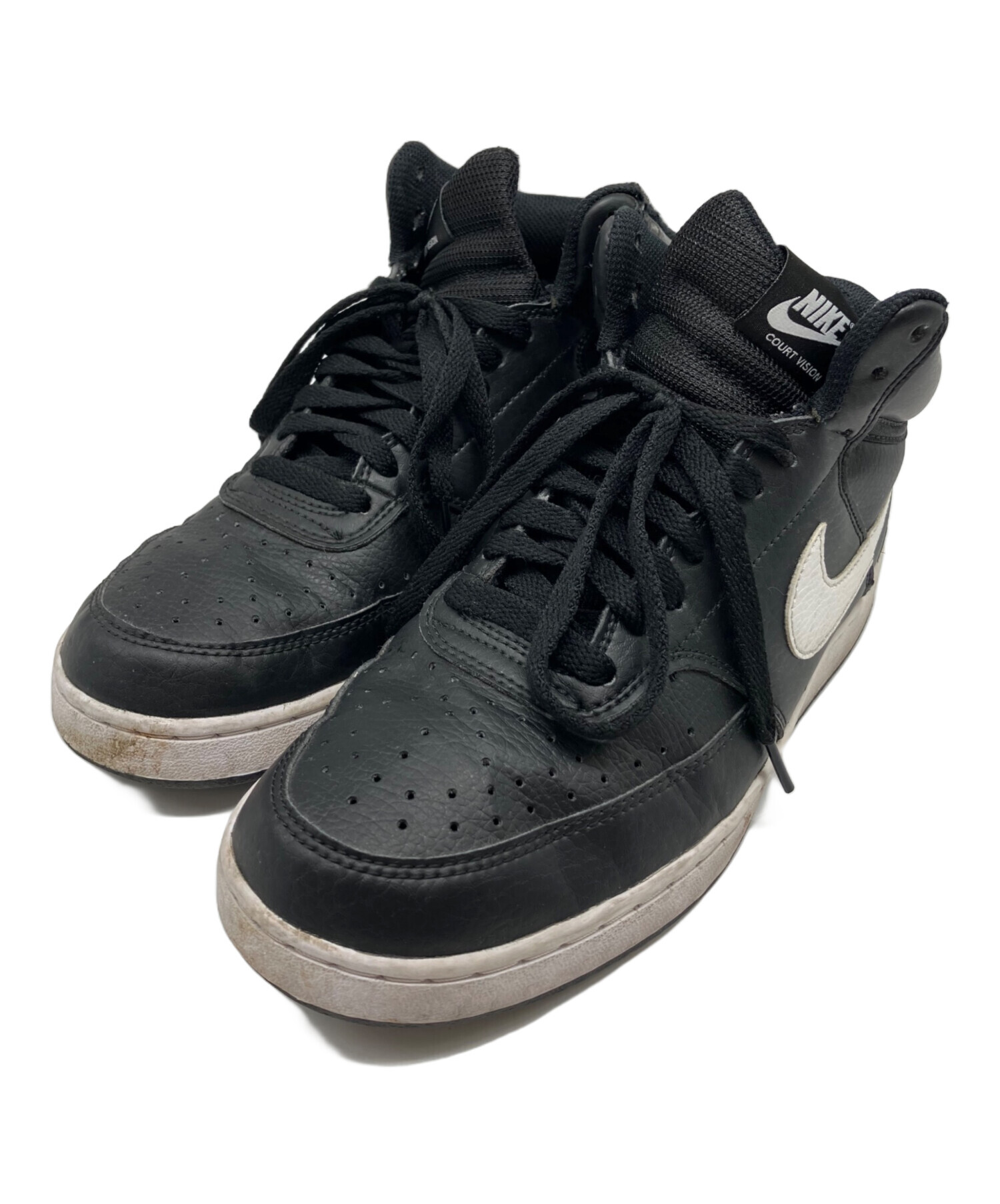 中古・古着通販】NIKE (ナイキ) ハイカットスニーカー ブラック サイズ