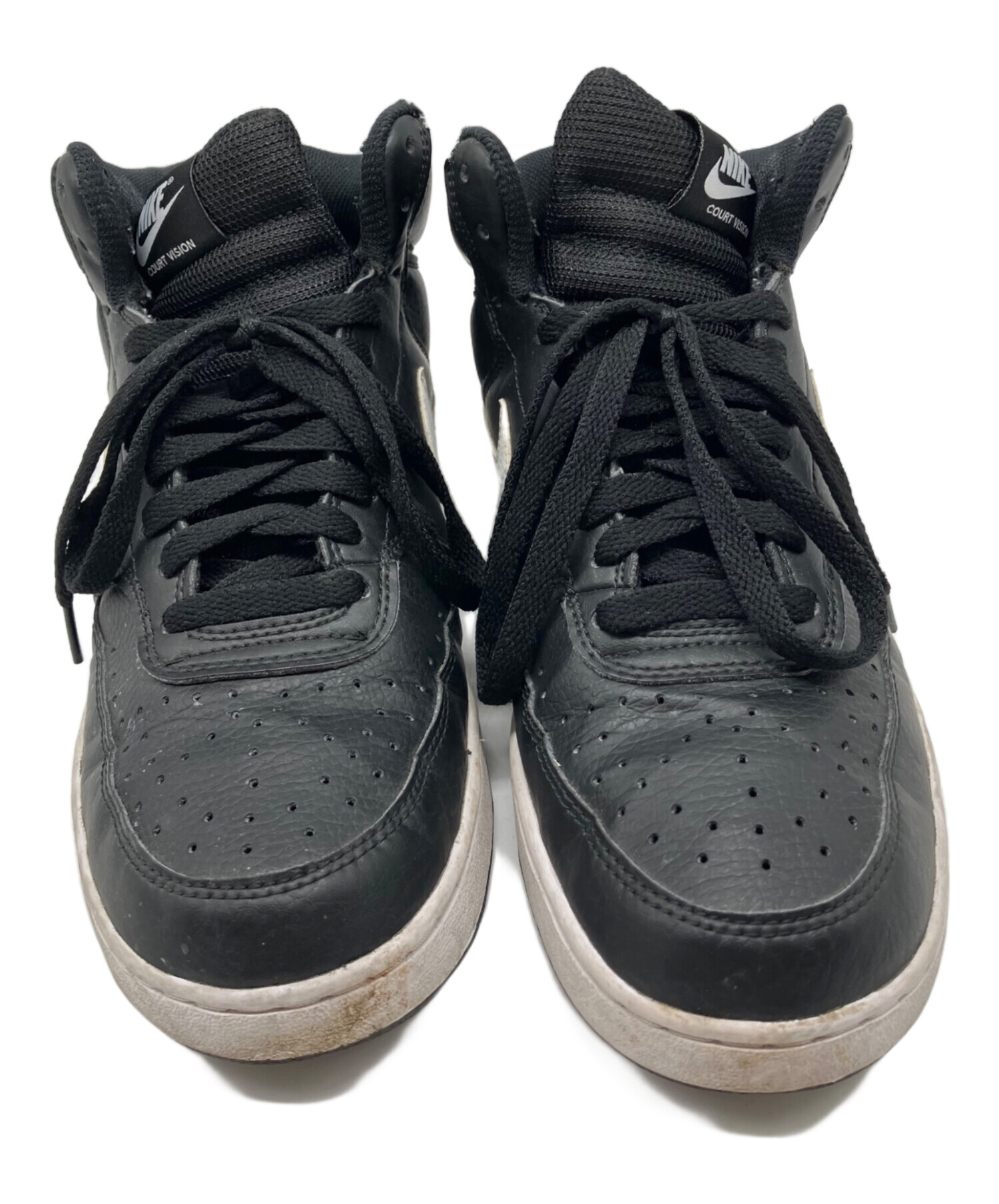 中古・古着通販】NIKE (ナイキ) ハイカットスニーカー ブラック サイズ