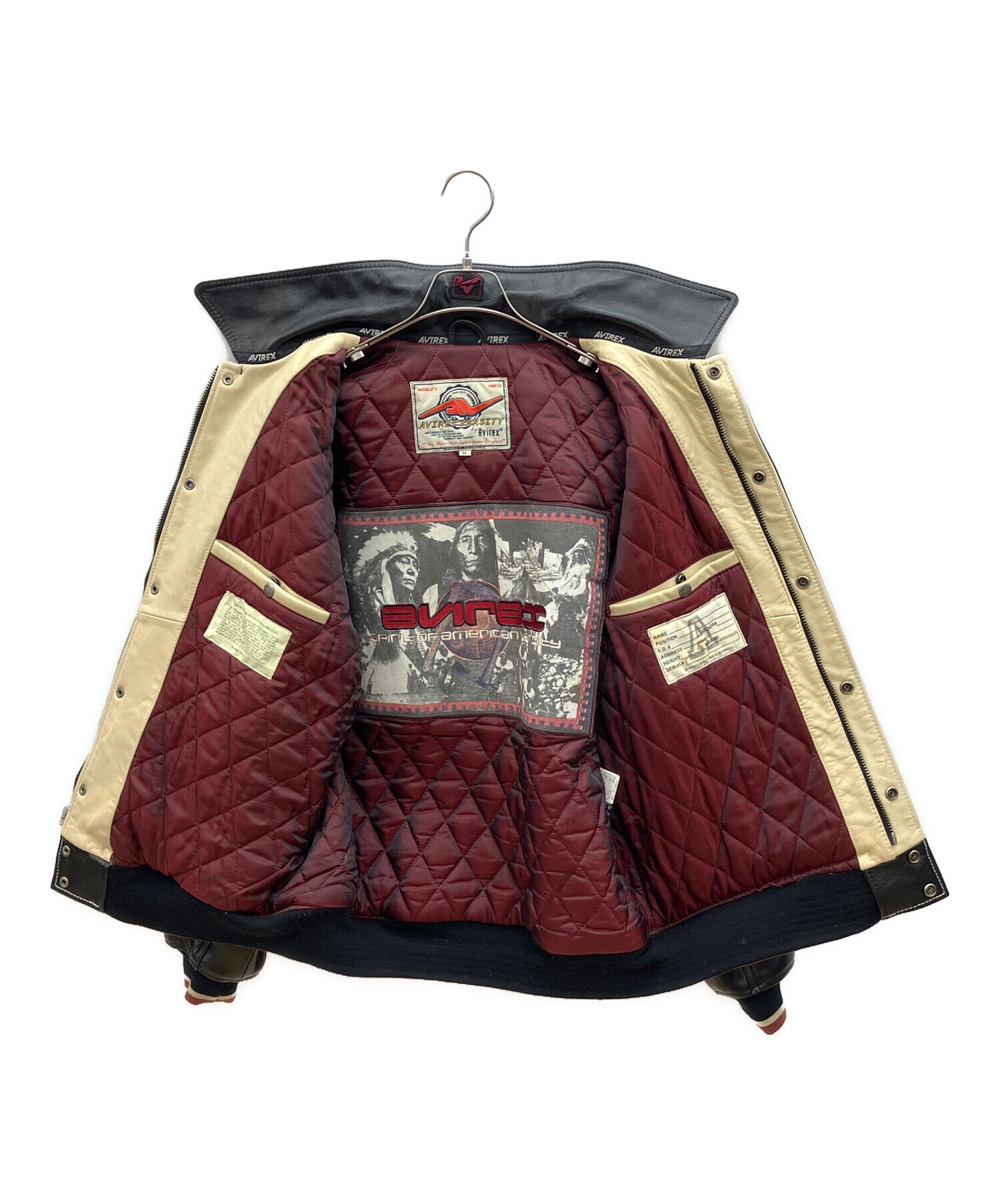 中古・古着通販】AVIREX (アヴィレックス) ラムレザージャケット