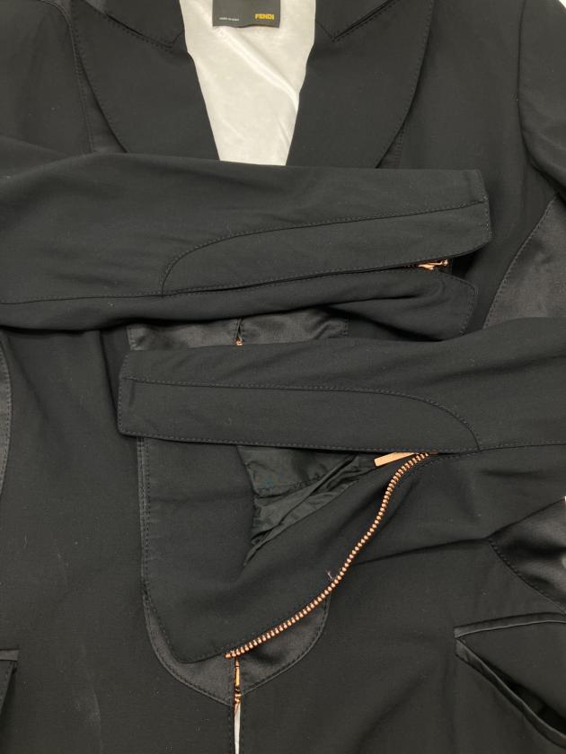 中古・古着通販】FENDI (フェンディ) テーラードジャケット ブラック