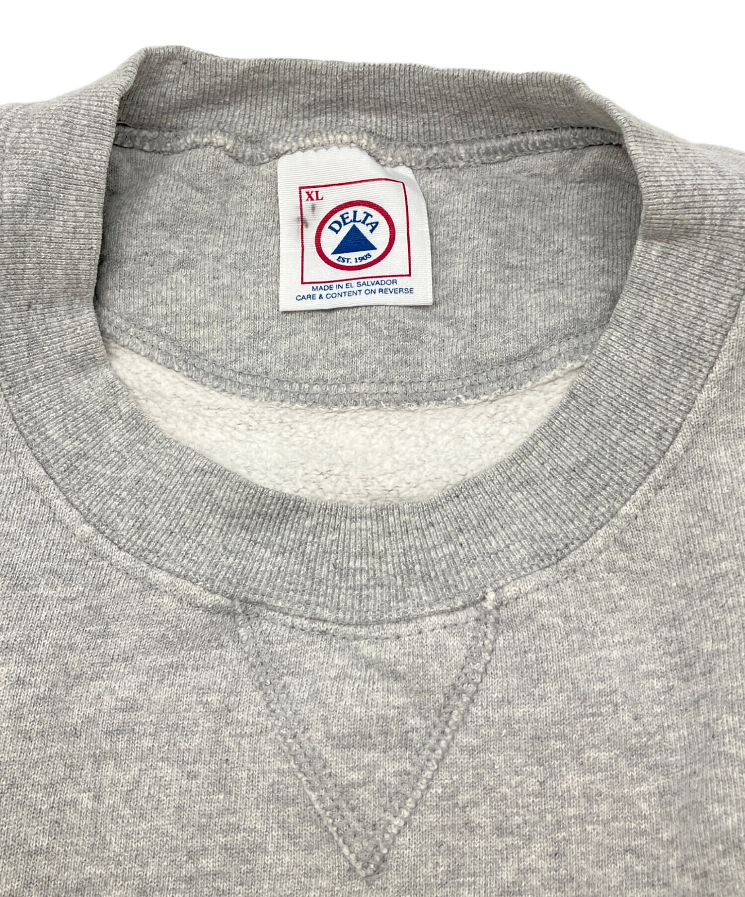 中古・古着通販】DELTA (デルタ) 90sプリントスウェット 古着 グレー